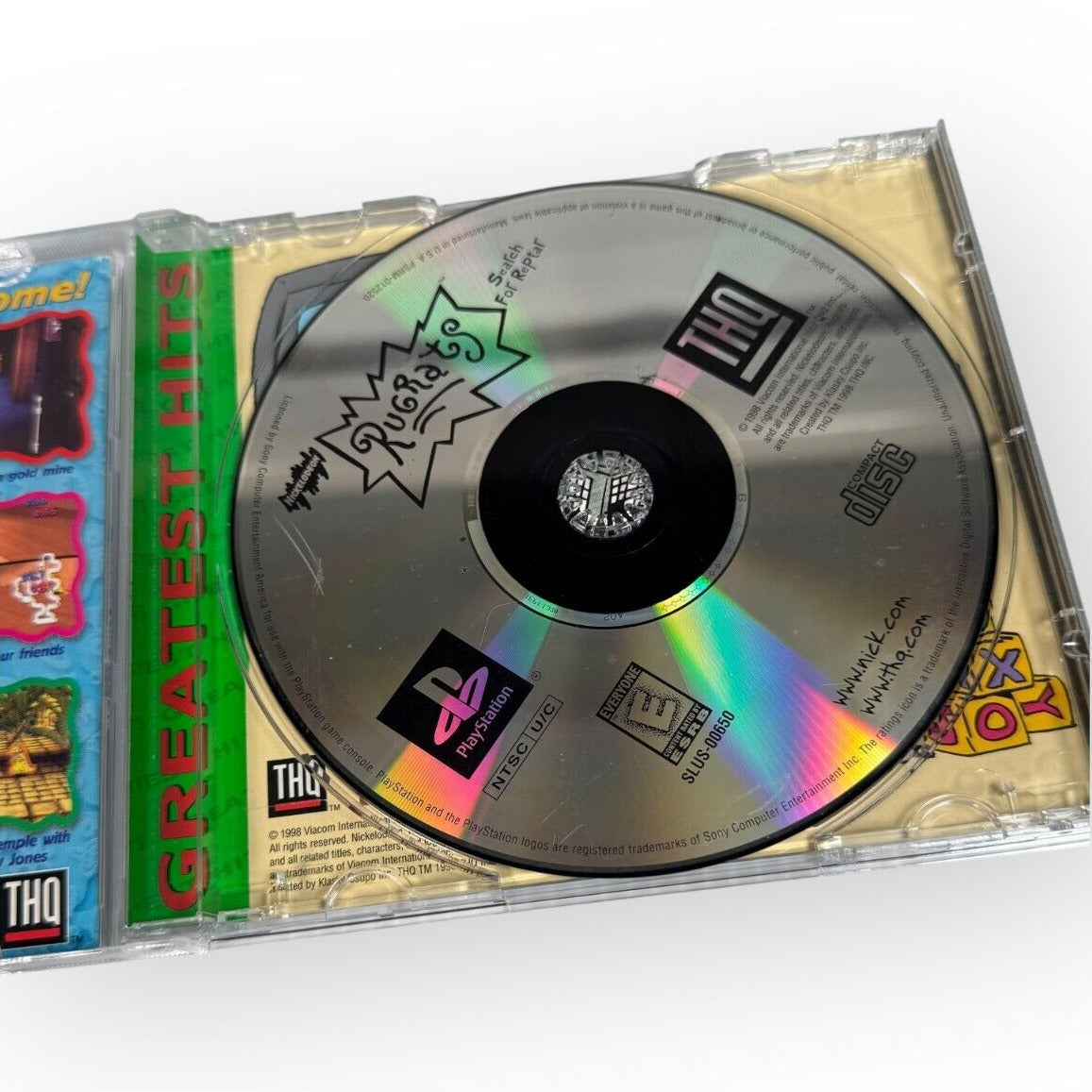 Rugrats Search for Reptar Playstation PS1 Greatest Hits Complete