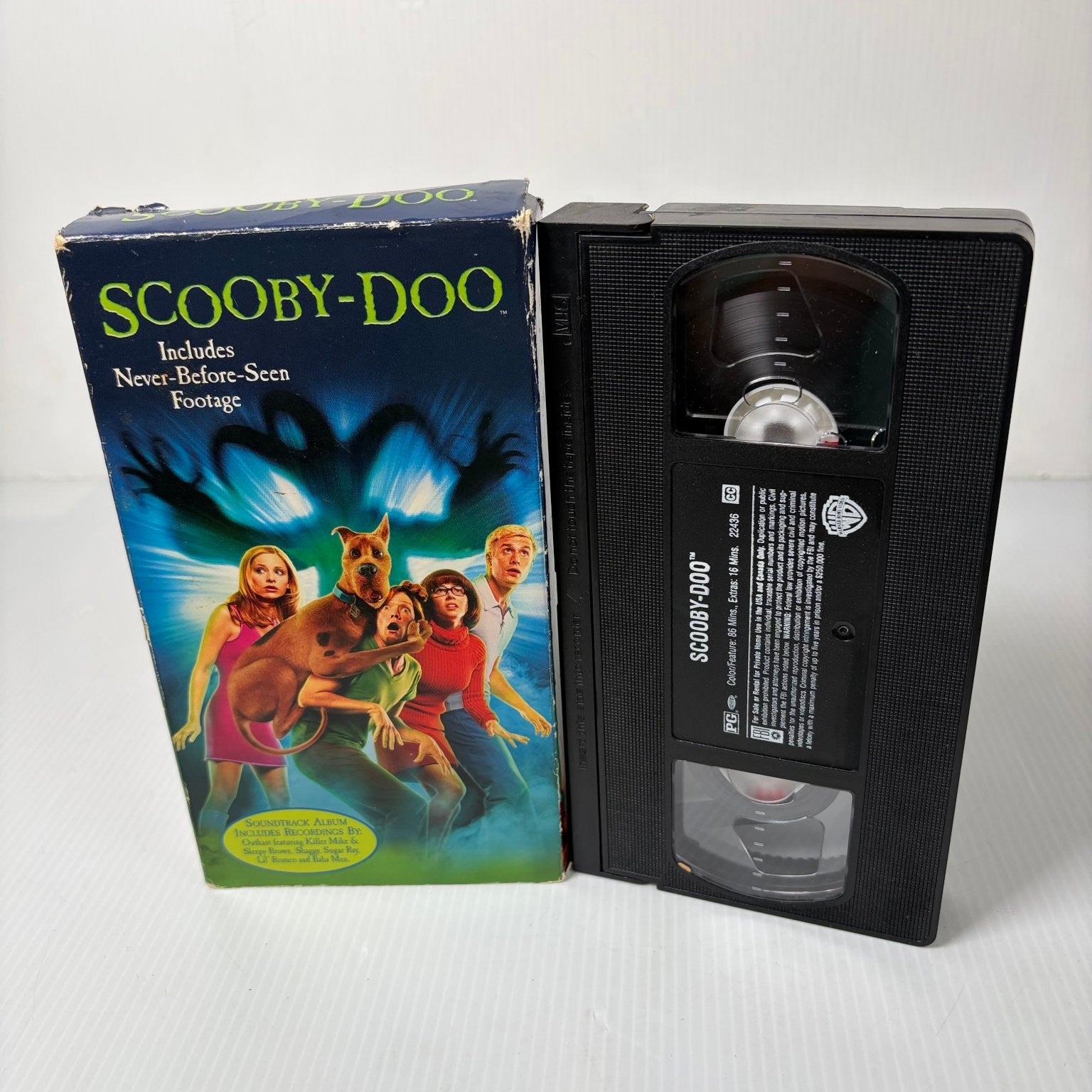 Scooby-Doo VHS 2002 Adventure Comedy Never-Before-Seen Footage Warner