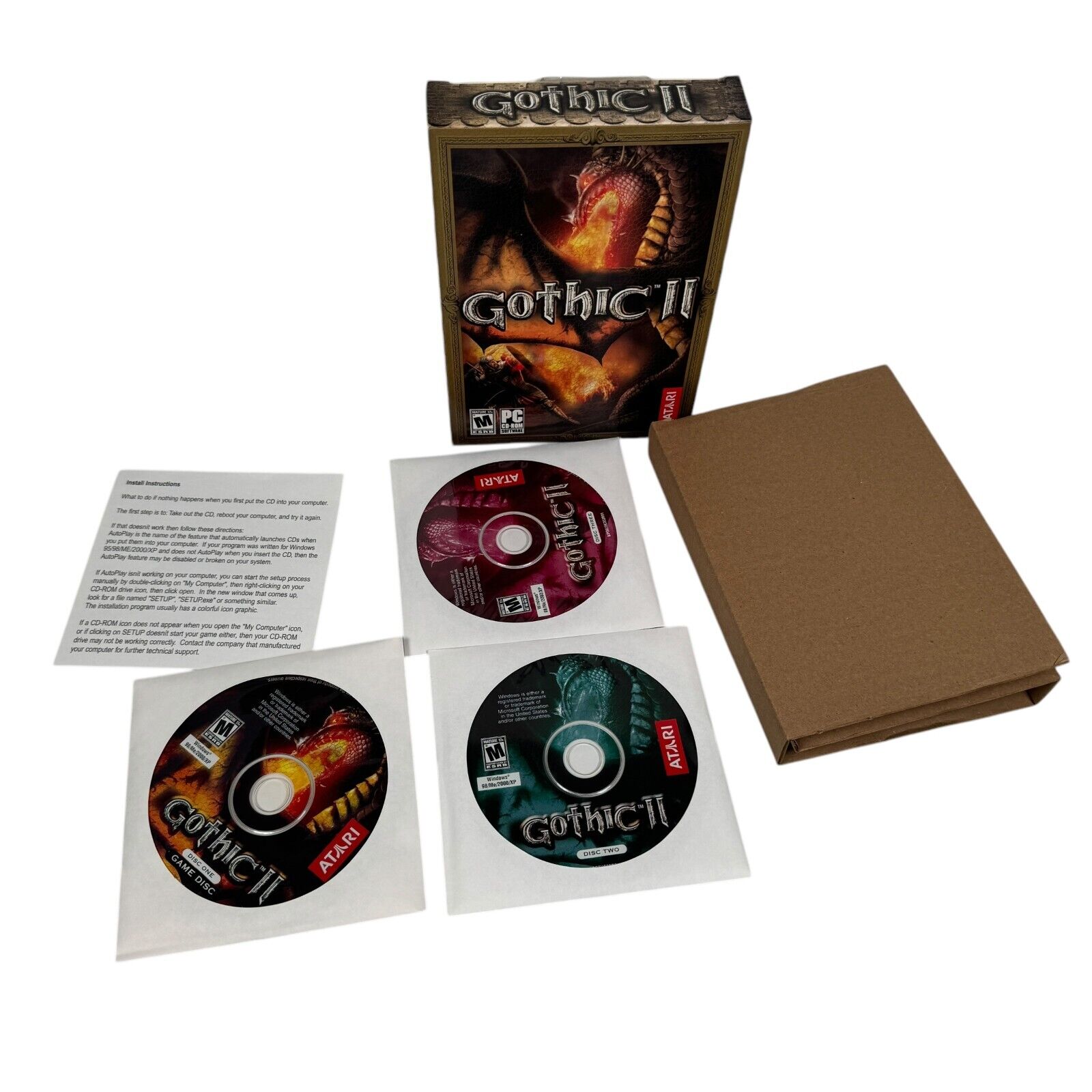 Gothic II (PC CD) US Retail Store Edition in Original Box