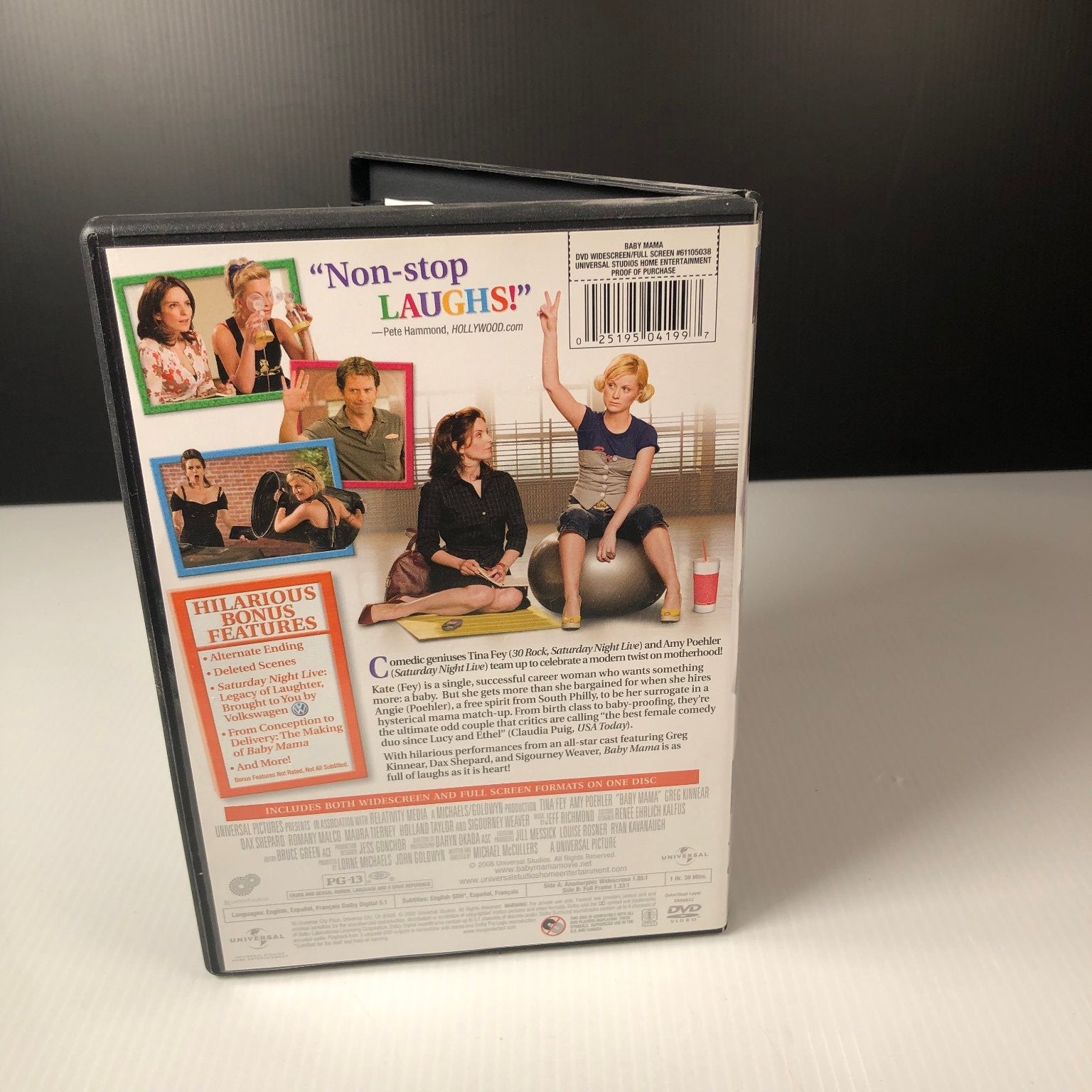 Baby Mama DVD 2008 Tina Fey Amy Poehler Comedy Bonus Features