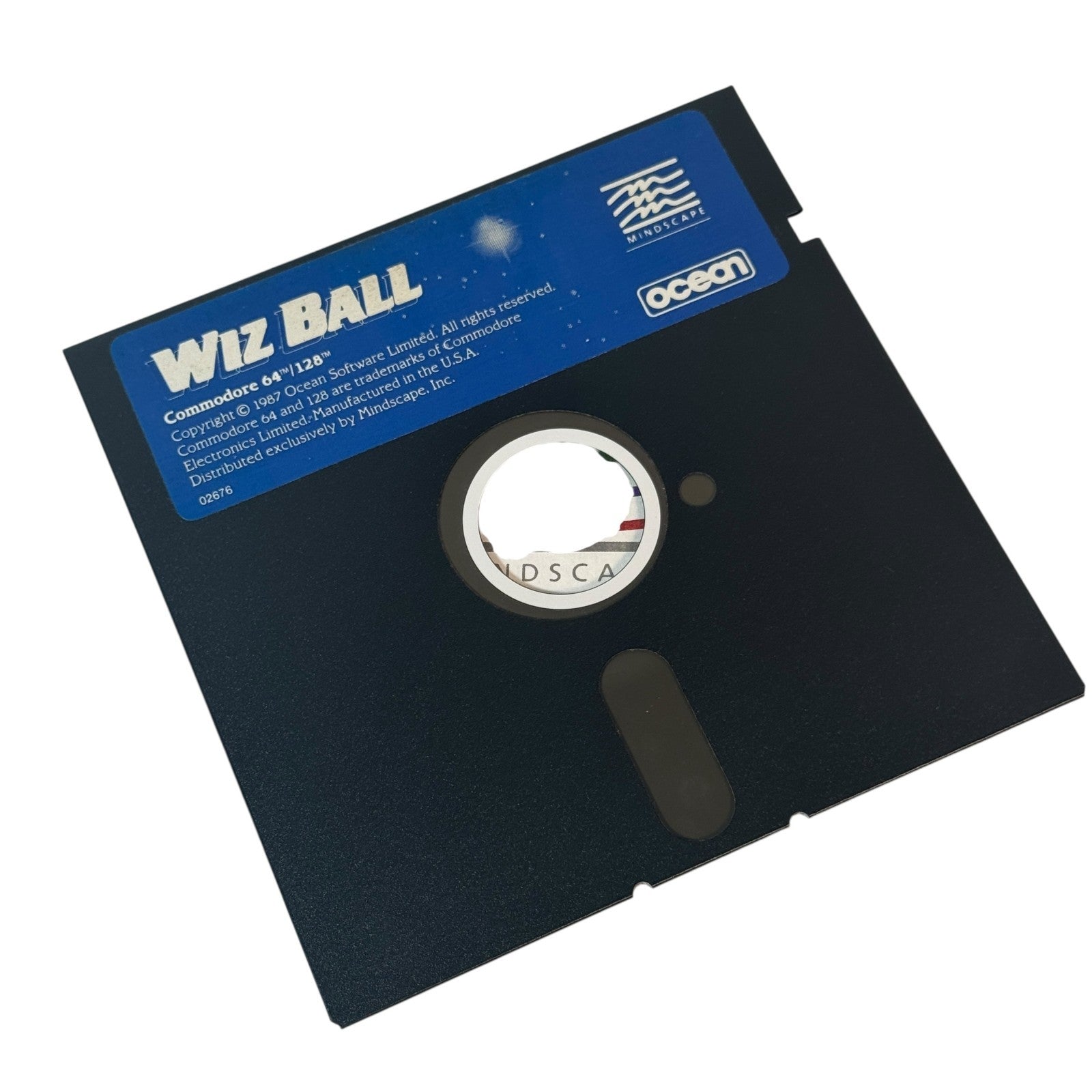 Vintage Commodore 64 / 128 Wiz Ball Game 5.25" Floppy Disk