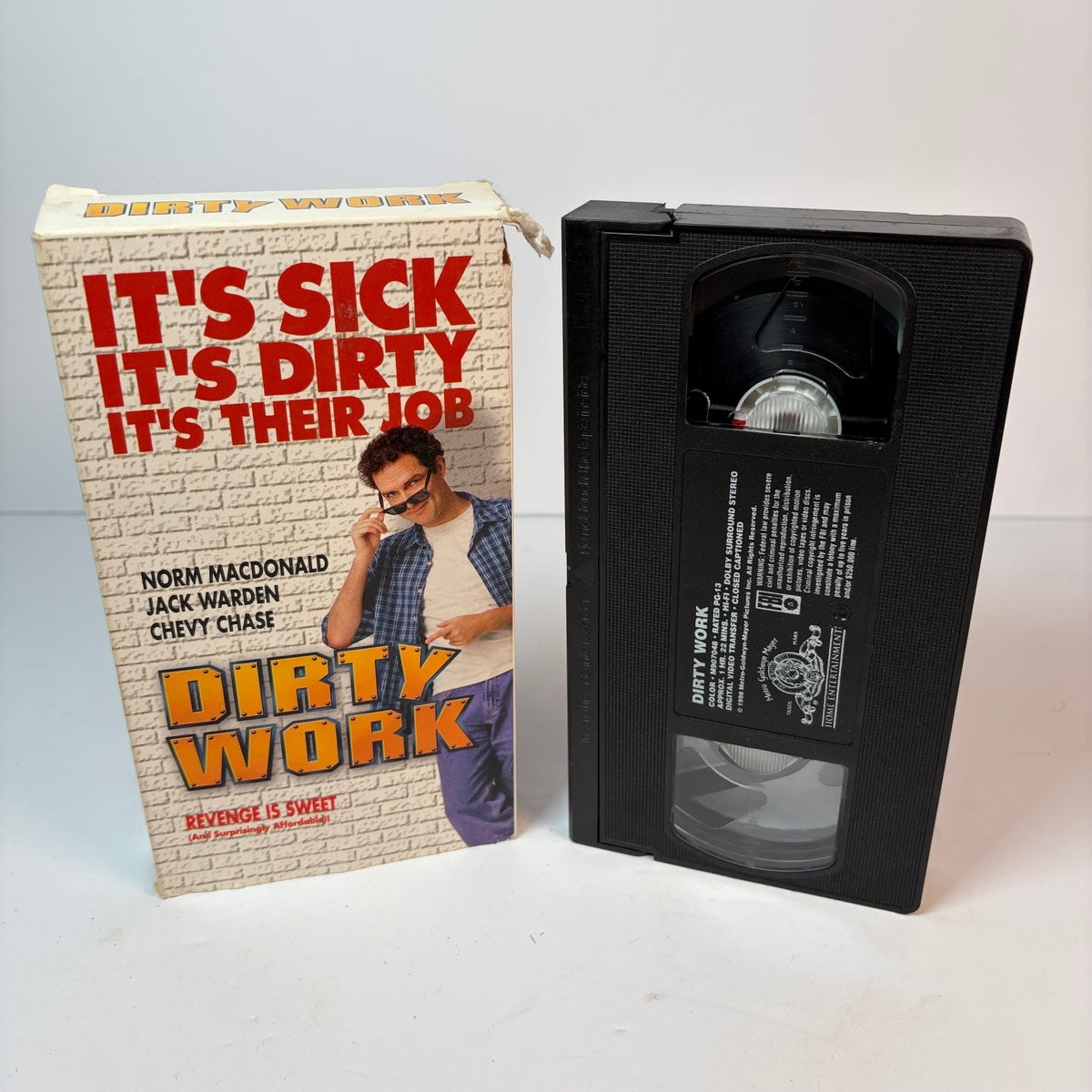 Dirty Work VHS 1998 Comedy Norm Macdonald MGM Home Entertainment