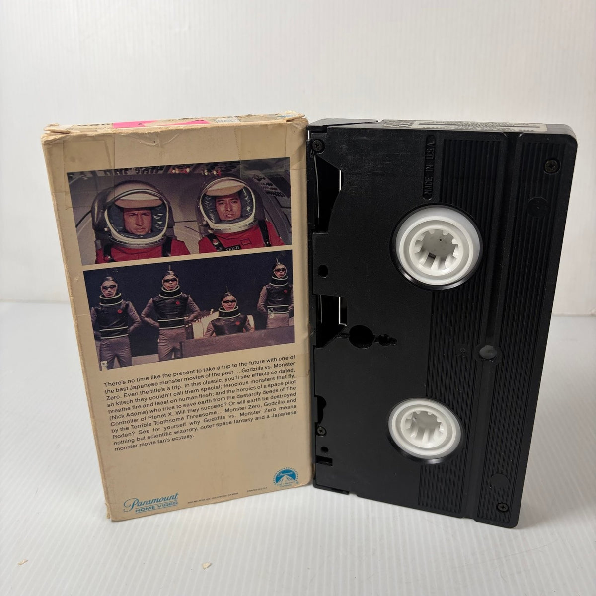 Godzilla vs. Monster Zero VHS 1970 Sci-Fi Horror Classics Paramount