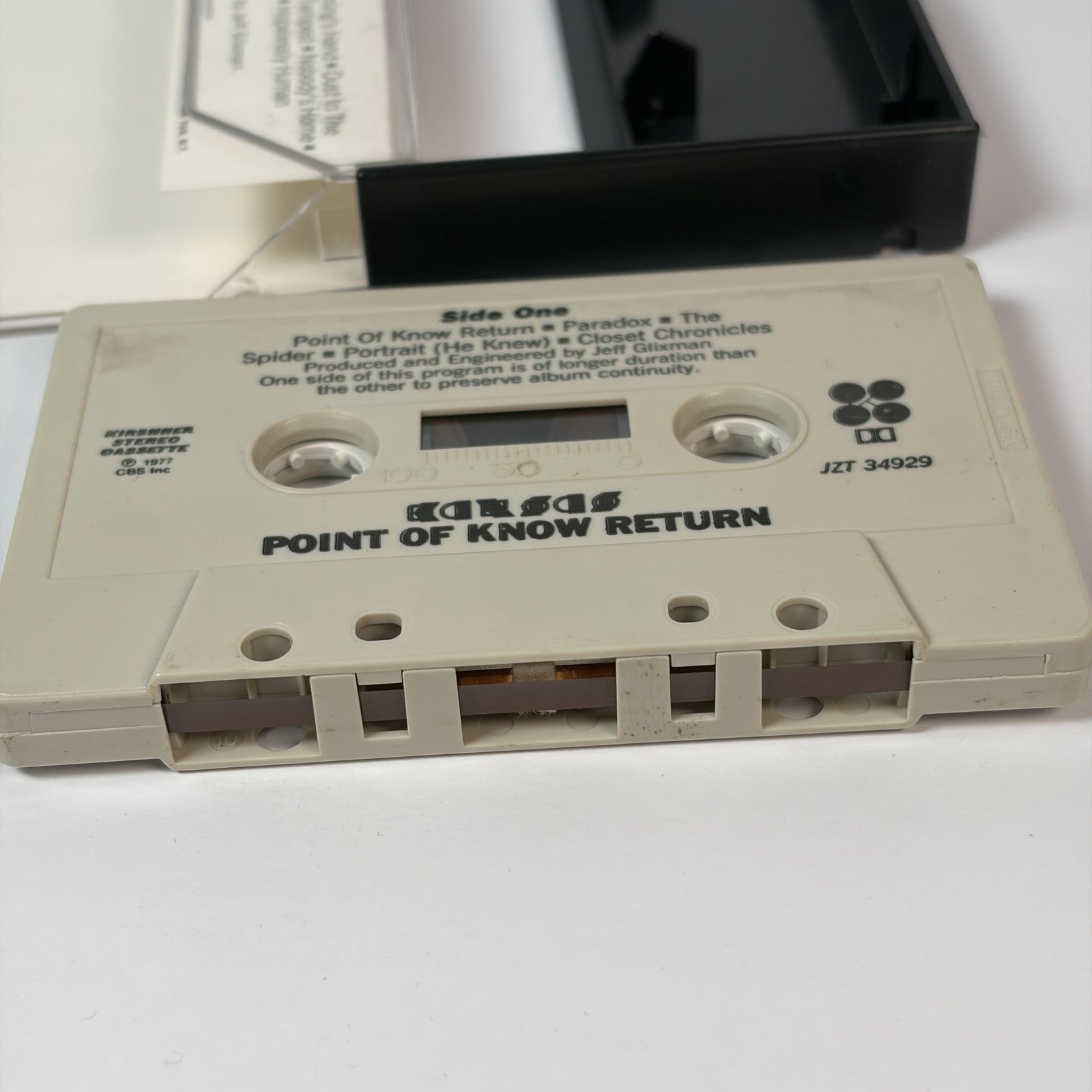 Kansas - Point Of Know Return Cassette Tape JZT 34929 Kirshner Stereo 1977 Dolby