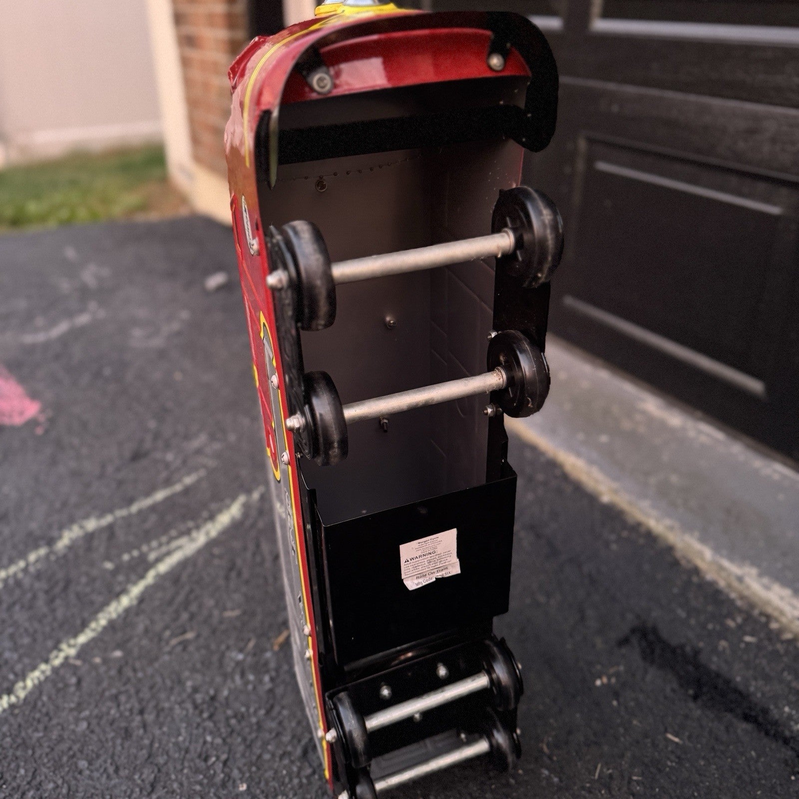 Santa Fe Toddler Ride On Train By Morgan Cycle w/ Seat Cushion Discontinued