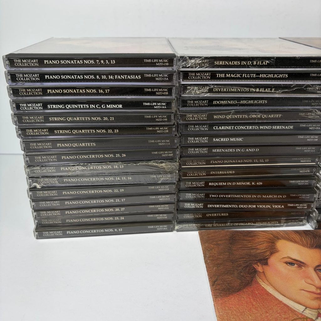 The Mozart Collection Time-Life Music 45 CD Lot with 1st Index Booklet