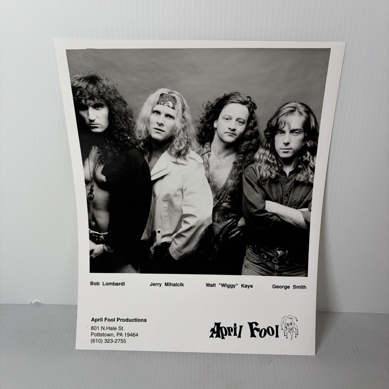 April Fool 1988 Hair Metal Deadstock Merch Bundle Hat, Cassette One Sheet & More