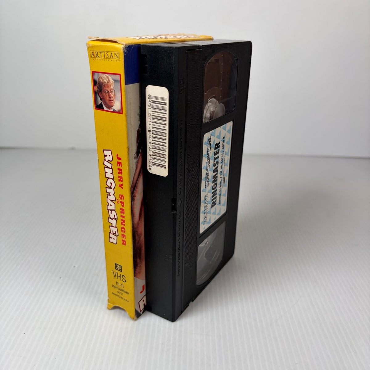 Ringmaster VHS 1998 Comedy Jerry Springer Jaime Pressly Artisan Entertainment