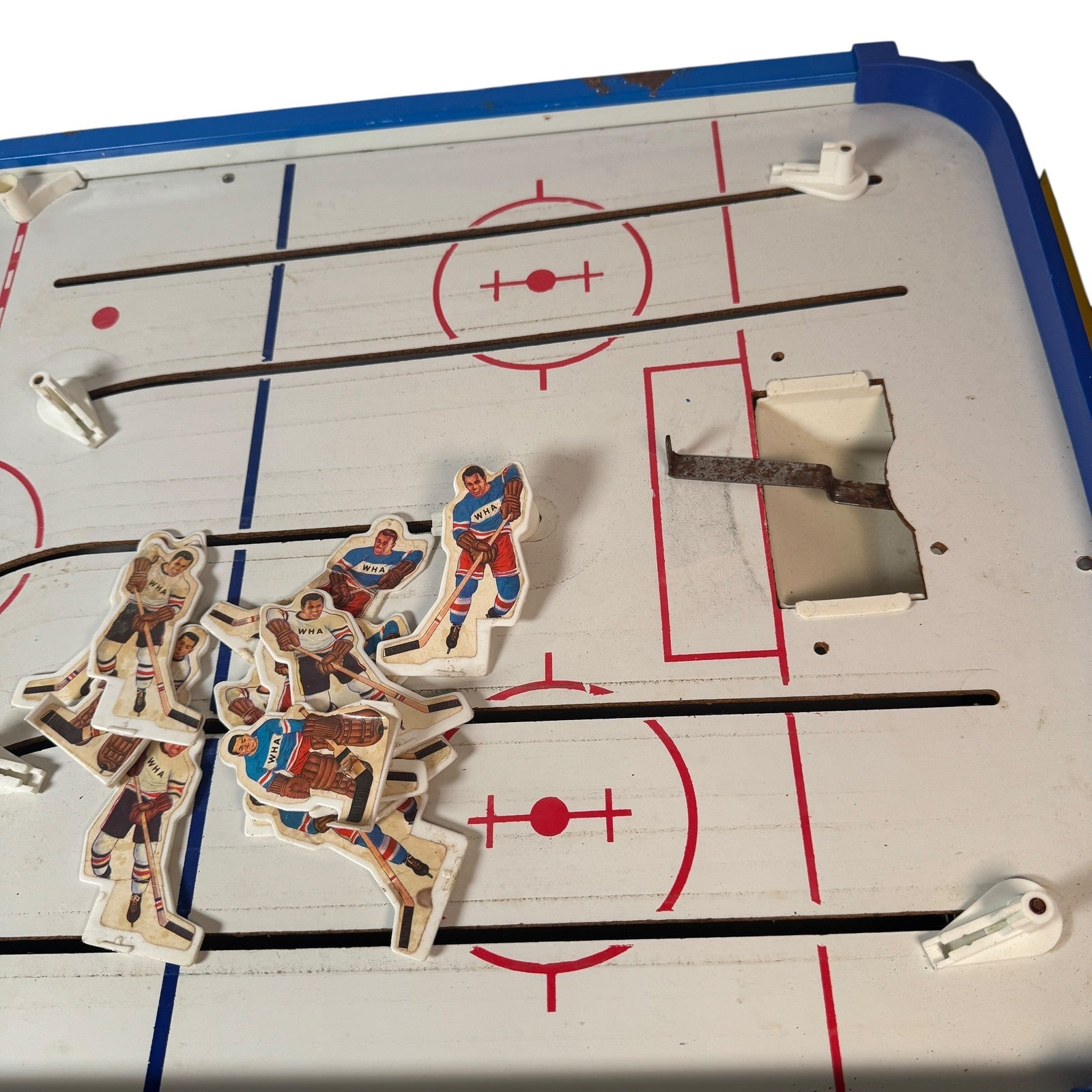 Vintage Bobby Hull Hockey Game Table WHA Players Tin Canada 1970s Arcade Toy