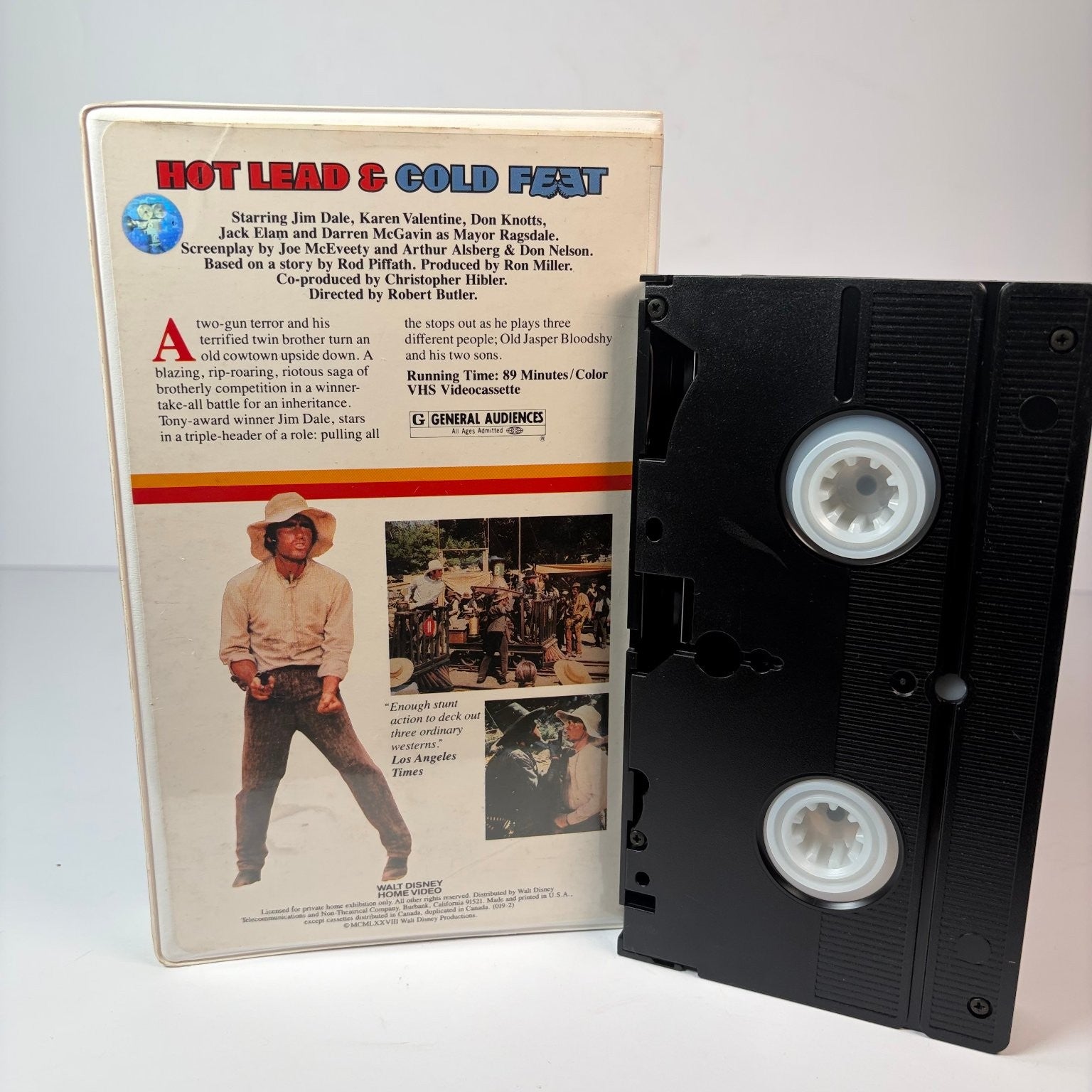 Hot Lead & Cold Feet VHS 1978 Comedy Western Walt Disney Home Video