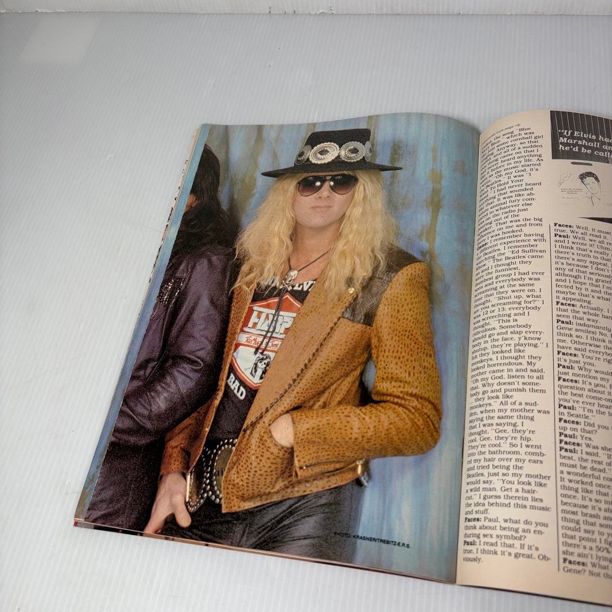 Faces Rocks Magazine The Year In 89 Heavy Metal Special Edition w/ All Posters
