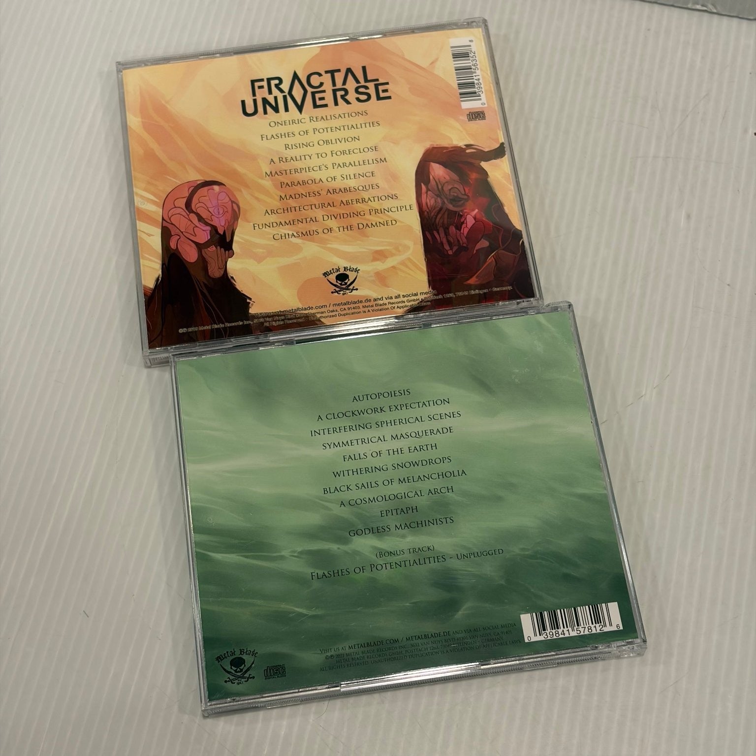 FRACTAL UNIVERSE Lot of 2 CDs Rhizomes of Insanity & The Impassable Horizon