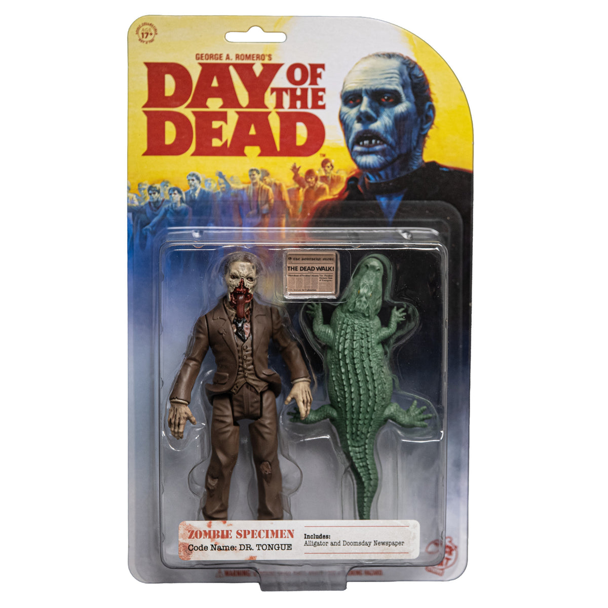 Day of the Dead Dr. Tongue 5 Inch Action Figure w/ Gator Trick or Treat Studios