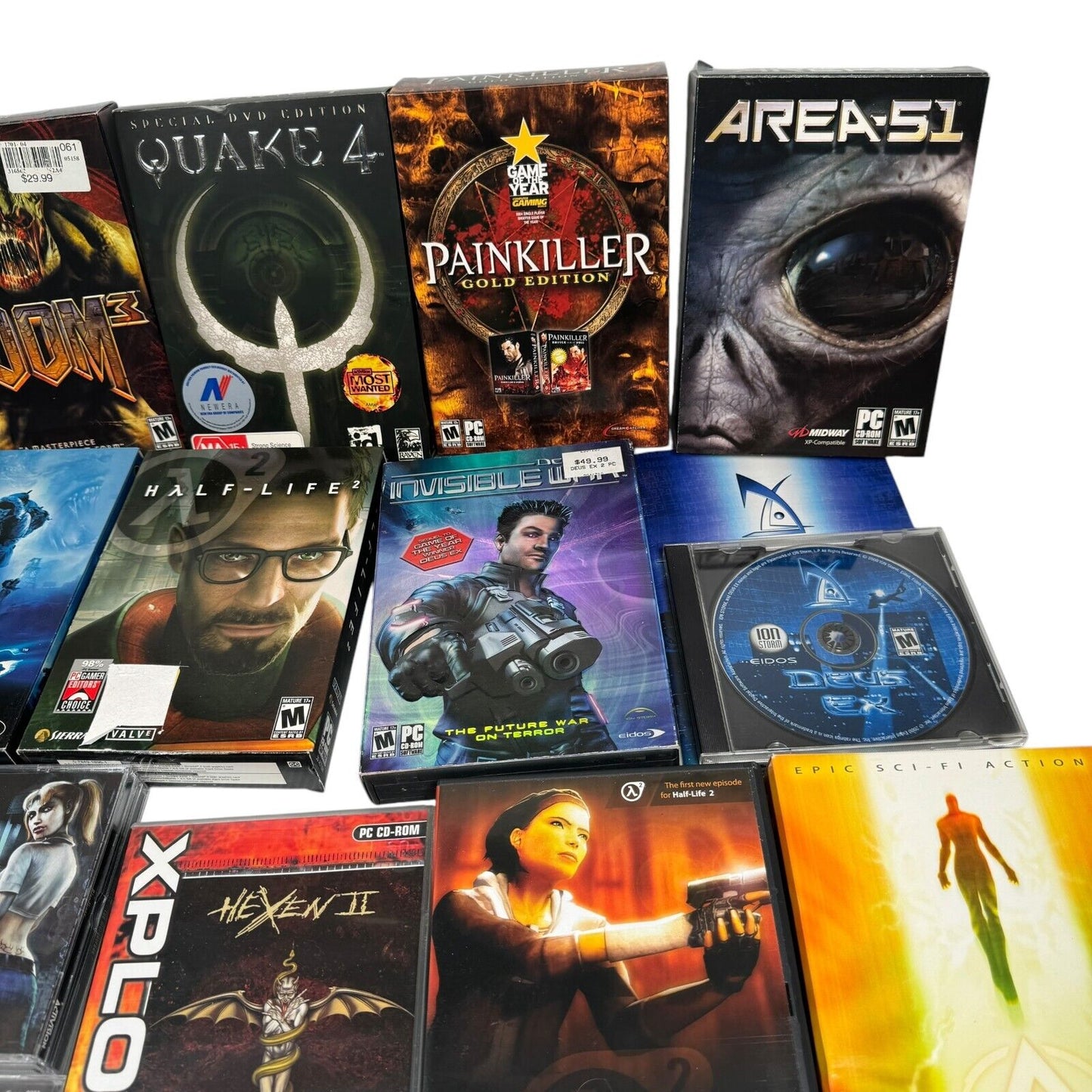 Lot of 13 Monster & Alien Horror First Person Shooter PC Games