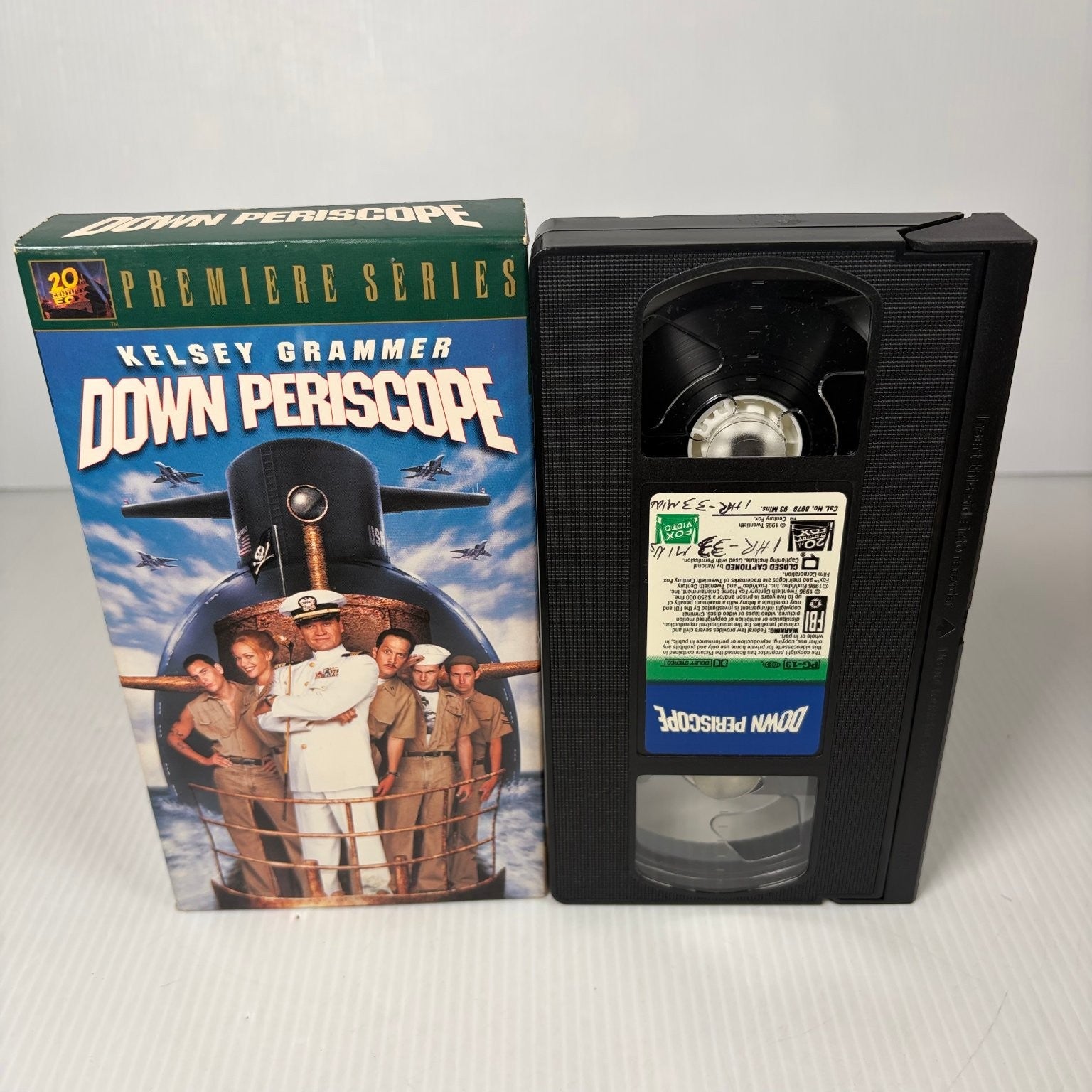Down Periscope VHS 1996 Comedy Kelsey Grammer Submarine Premiere Series 20th