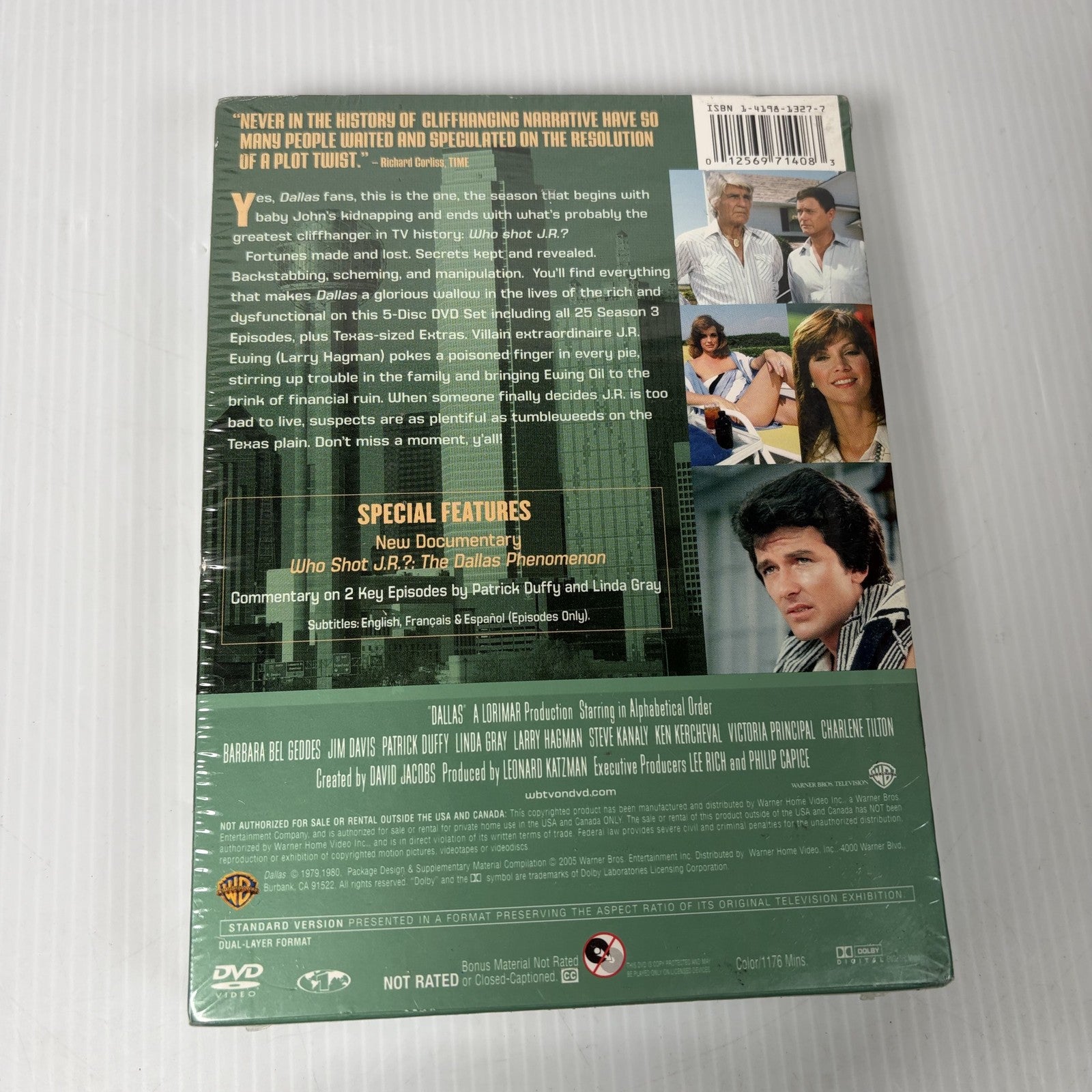 Dallas: The Complete Third Season (DVD, 5-Disc Box Set) New Sealed TV Series