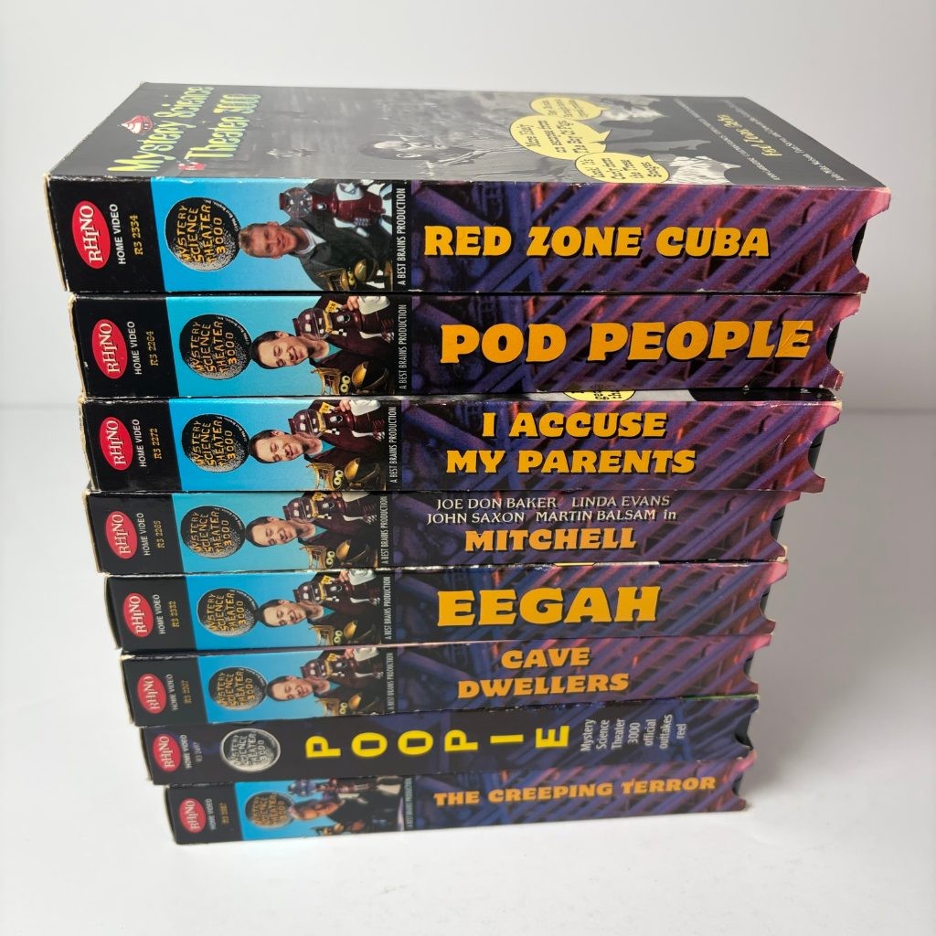 Mystery Science Theater 3000 MST3K Rhino VHS Lot of 8 Mitchell Pod People Poopie