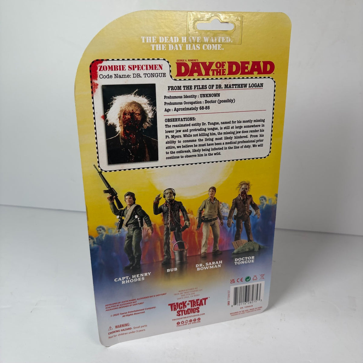 Day of the Dead Dr. Tongue 5 Inch Action Figure w/ Gator Trick or Treat Studios