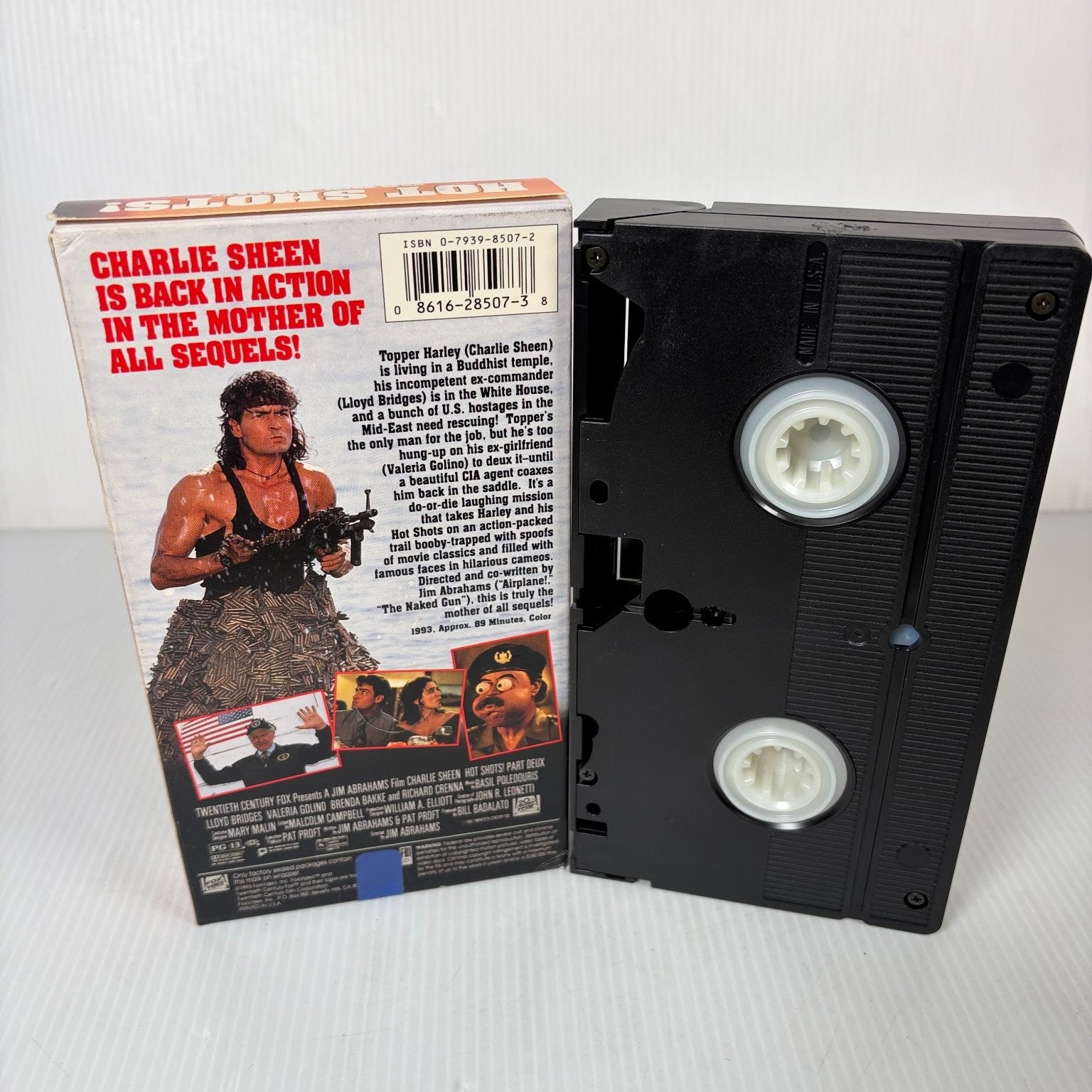Hot Shots! Part Deux VHS 1993 Comedy Action Parody 20th Century Fox