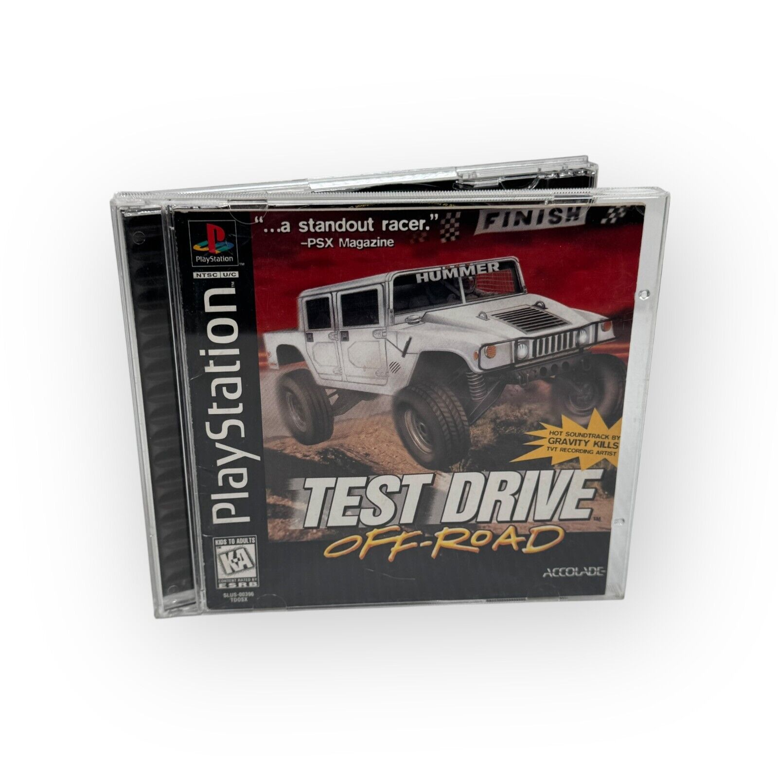 Test Drive Off-Road Playstation 1 Racing Game Complete CIB Black Label