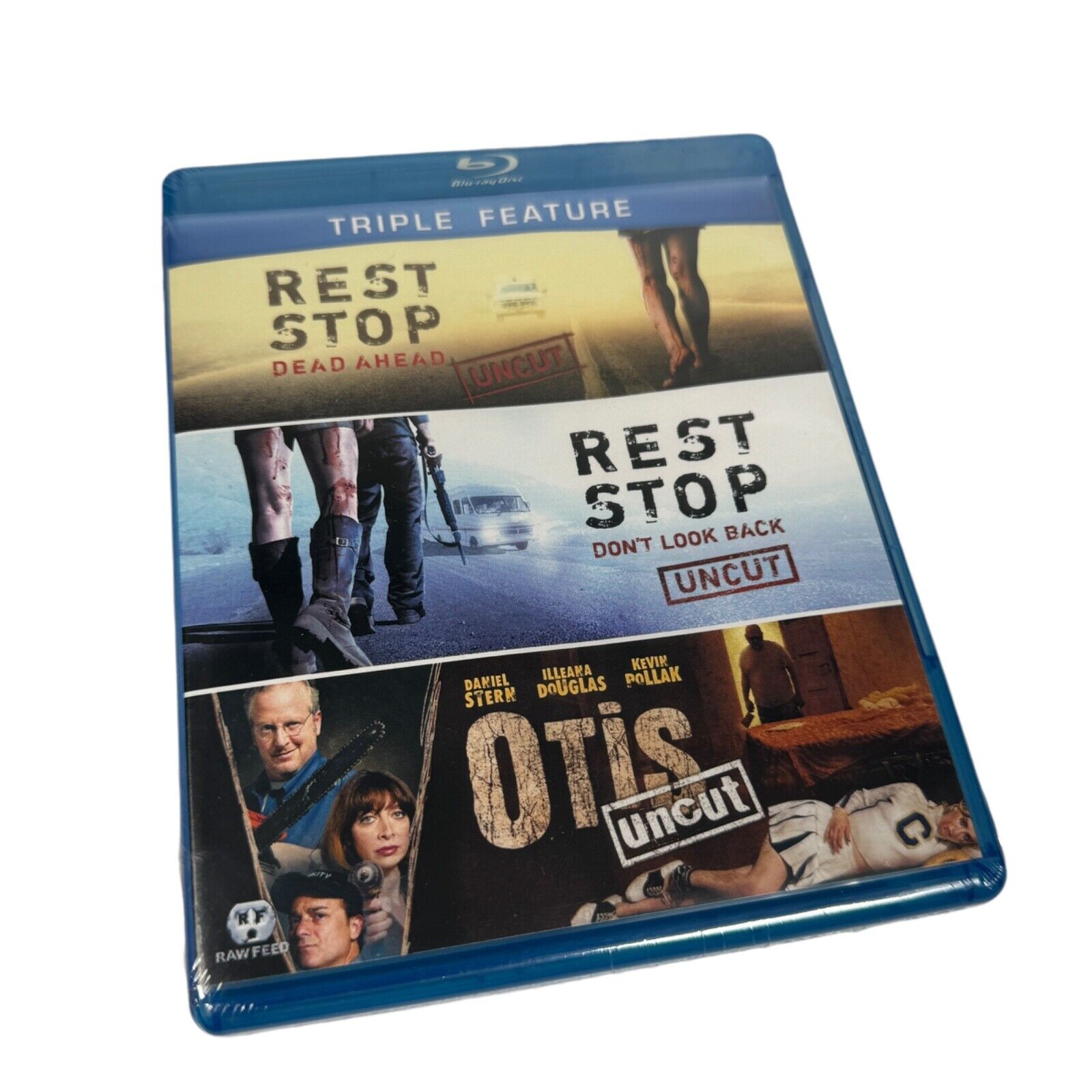 Otis, Rest Stop Dead Ahead,  Rest Stop Dont Look Back Triple Feature Blu Ray OOP