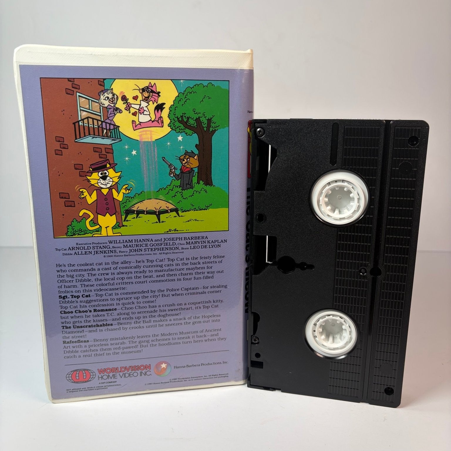 Top Cat The Cat's Meow VHS 1987 Cartoon Hanna-Barbera Worldvision