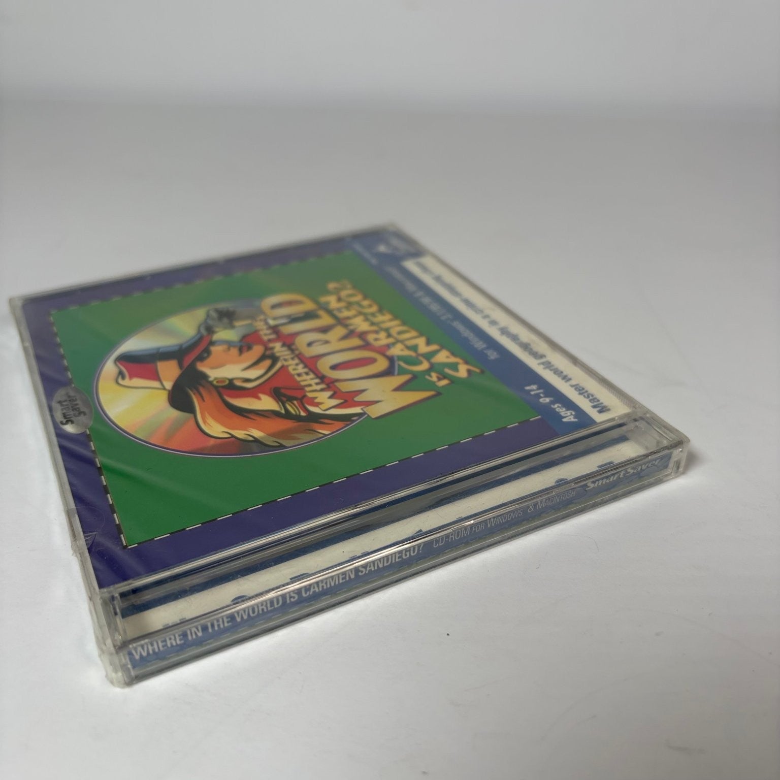 Where in the World is Carmen Sandiego PC Mac CD-ROM Video Game Sealed
