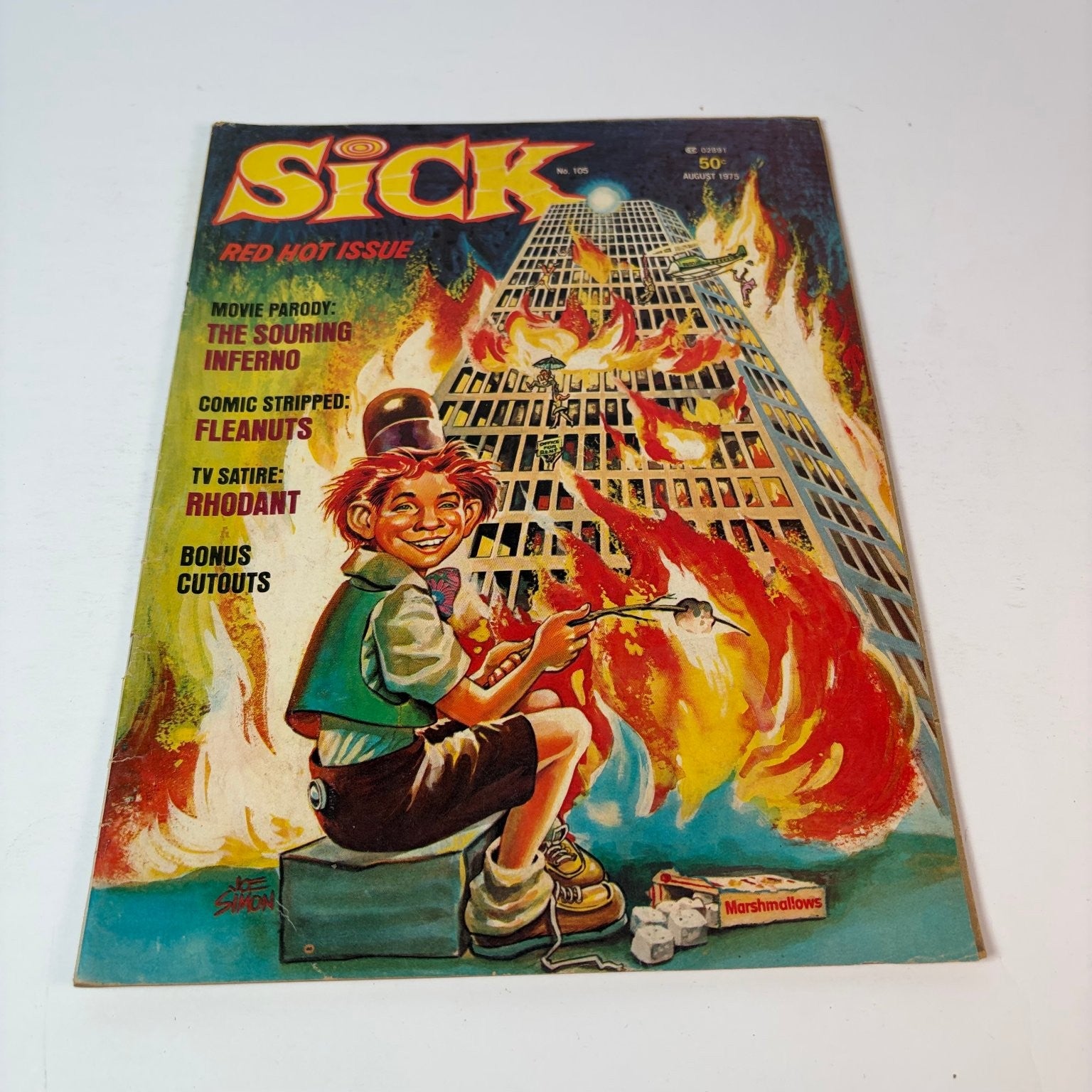 SICK Magazine April 1975 The Souring Inferno Movie Parody Humor Satire
