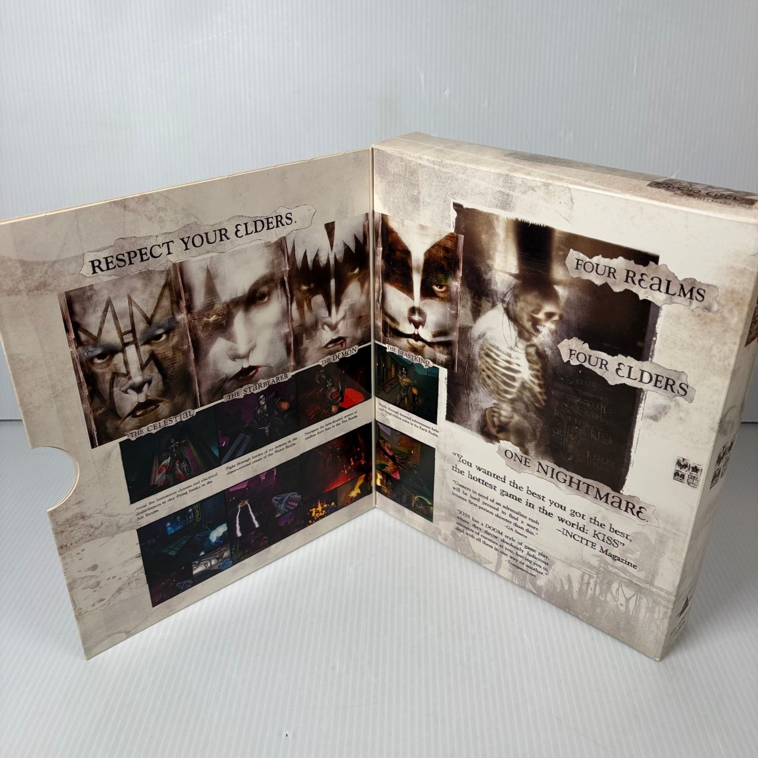 KISS Psycho Circus The Nightmare Child Big Box PC CD-ROM Game Action FPS