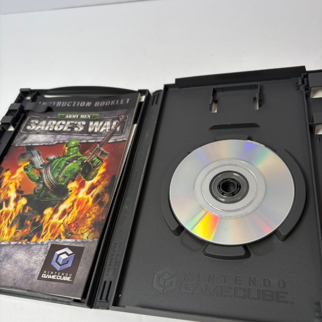 Army Men Sarge's War Nintendo GameCube 2004 CIB Complete w/ Manual