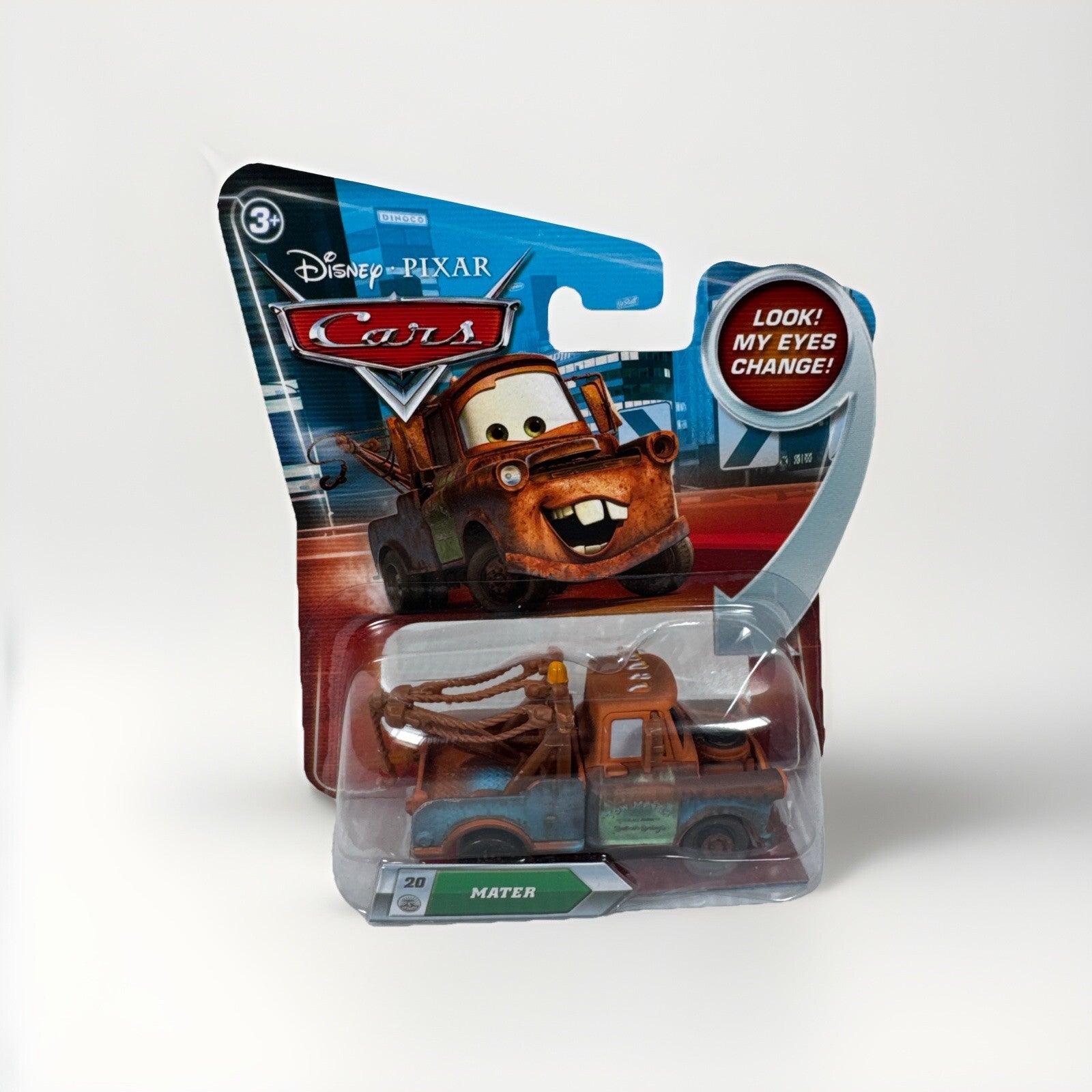 DISNEY PIXAR CARS MATER FINAL LAP SERIES #20 LOOK! MY EYES CHANGE! 2010 MATTEL
