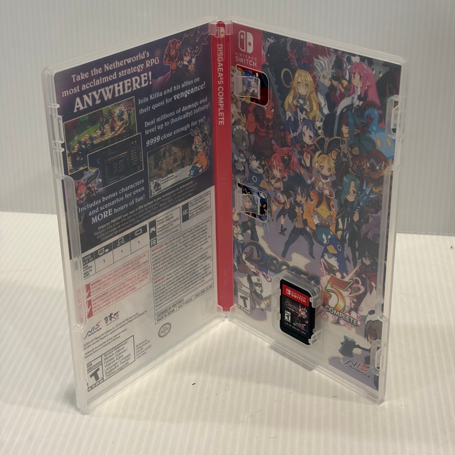 Disgaea 5 Complete Nintendo Switch Video Game Strategy RPG Tactical