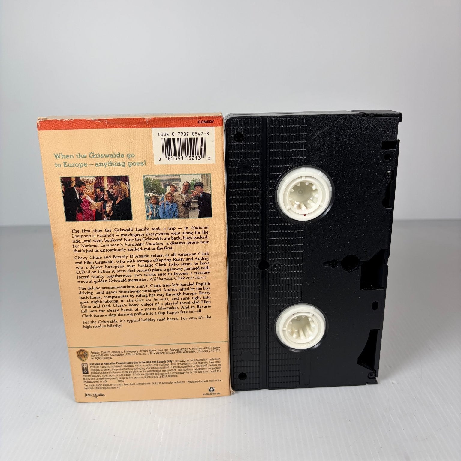 National Lampoon's European Vacation VHS 1985 Comedy Chevy Chase Warner Home