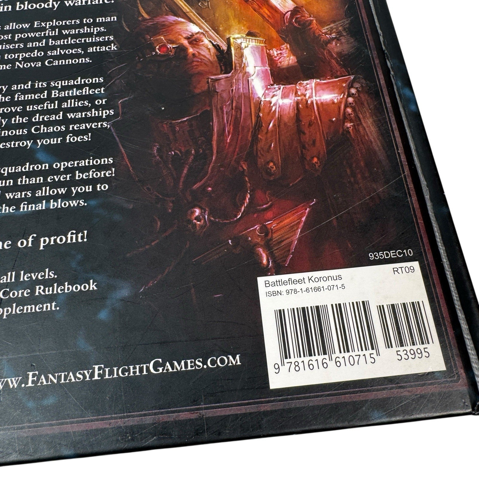 Warhammer 40K Rogue Trader Battlefleet Koronus Roleplaying Rulebook Hardcover