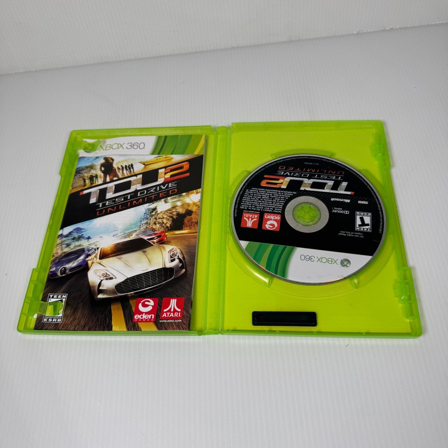 Test Drive Unlimited 2 Xbox 360 Video Game Open World Racing Complete CIB