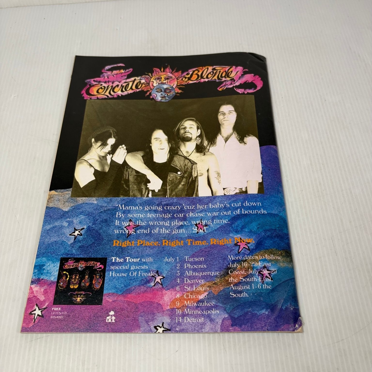 Revolution Magazine September 1989 Robert Smith The Cure Rock Music History
