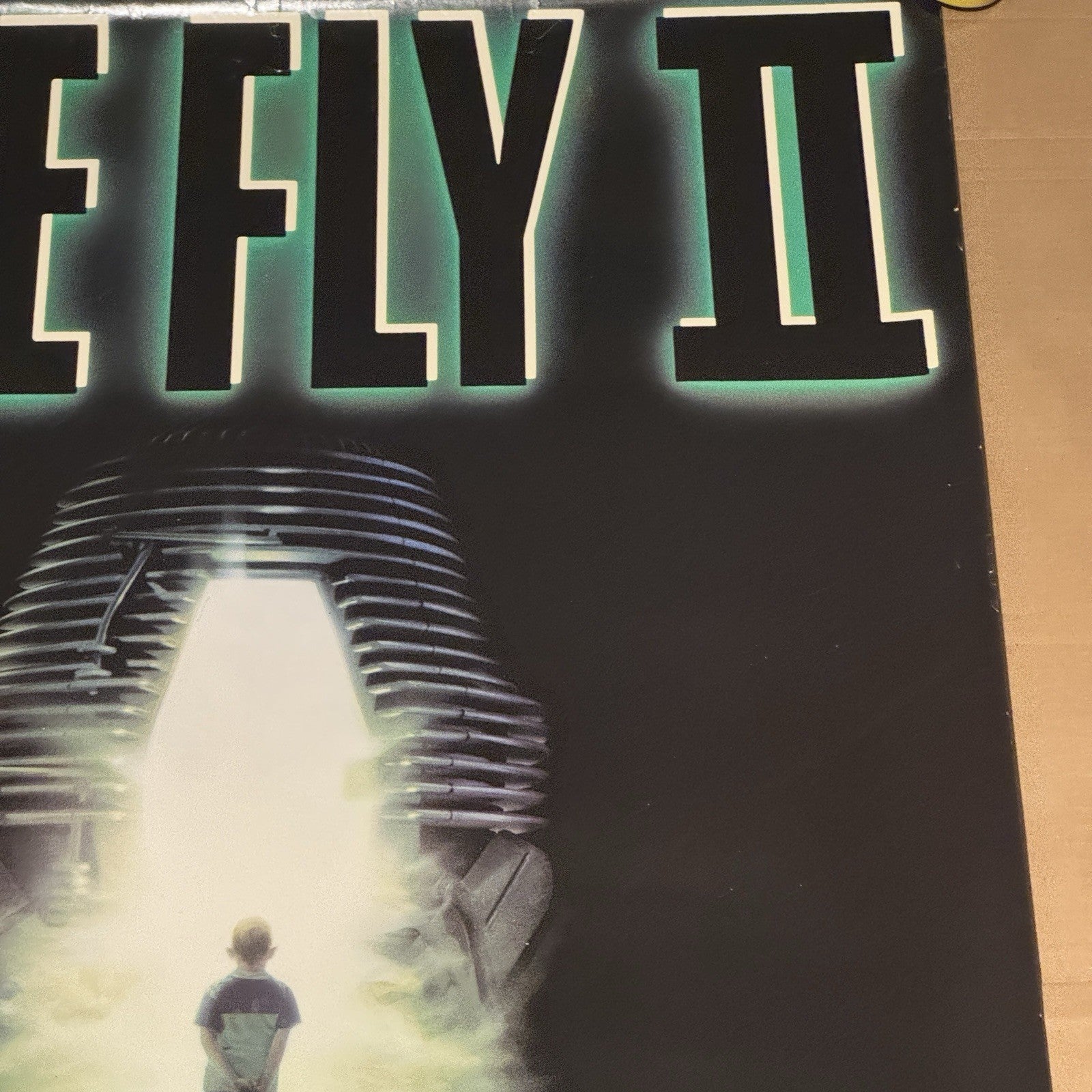 The Fly II Original 1989 Video Store Promotional Poster Rolled One Sheet 38x25.5