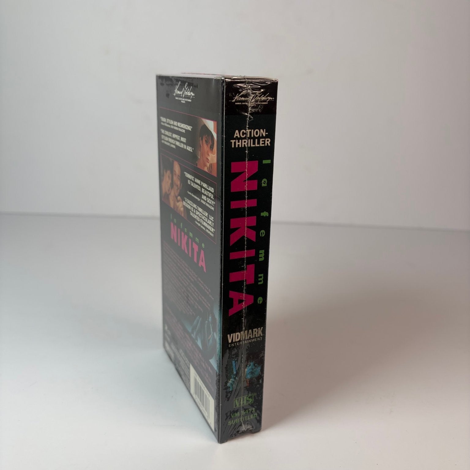 La Femme Nikita VHS 1991 Action-Thriller Subtitled Samuel Goldwyn Company