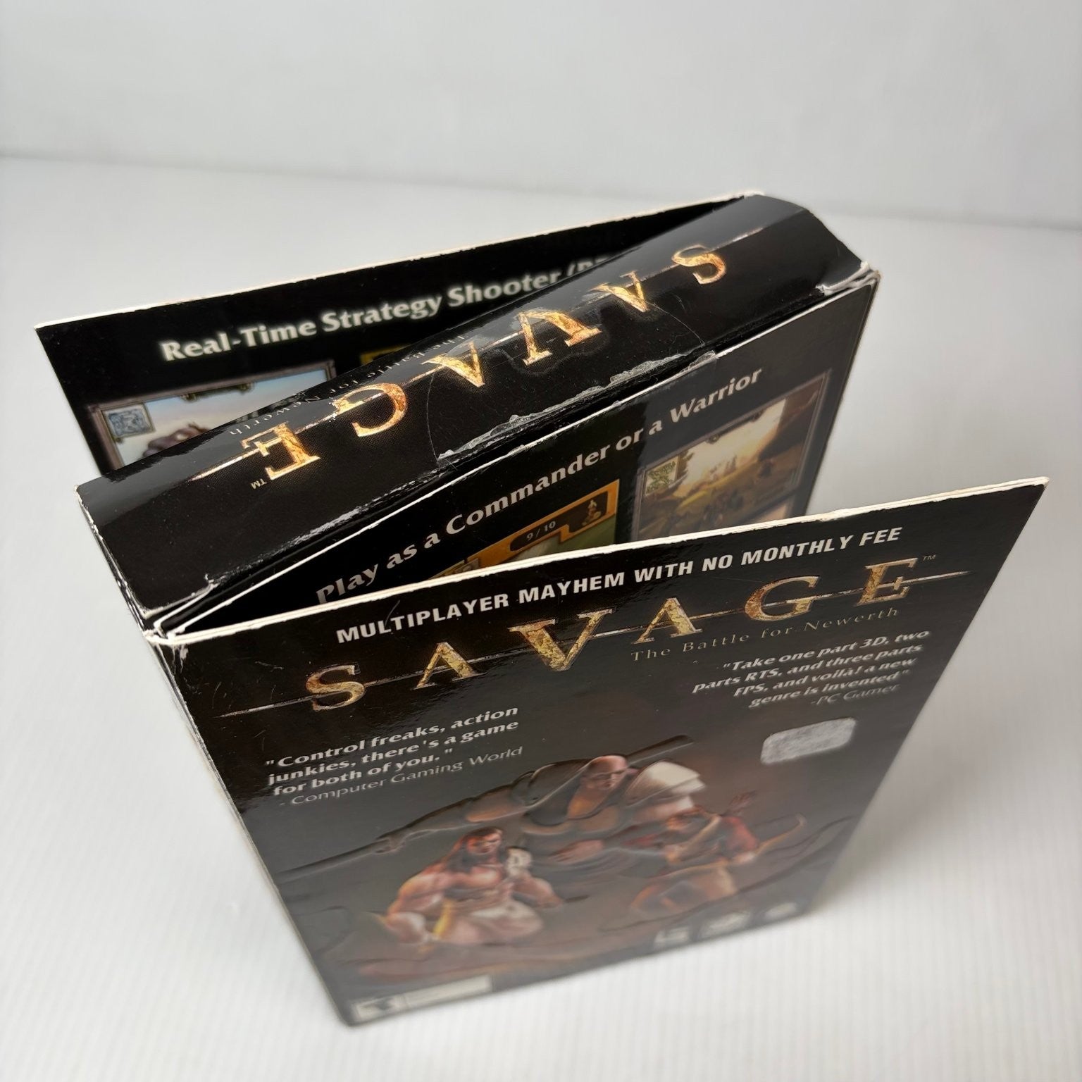 Savage: The Battle for Newerth PC CD-ROM Video Game MMO RTSS Double Gate Fold
