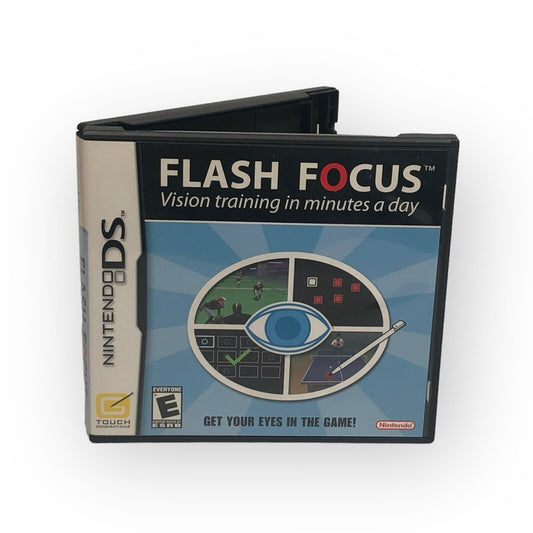 Flash Focus Vision Training in Minutes a Day Nintendo DS - Complete CIB