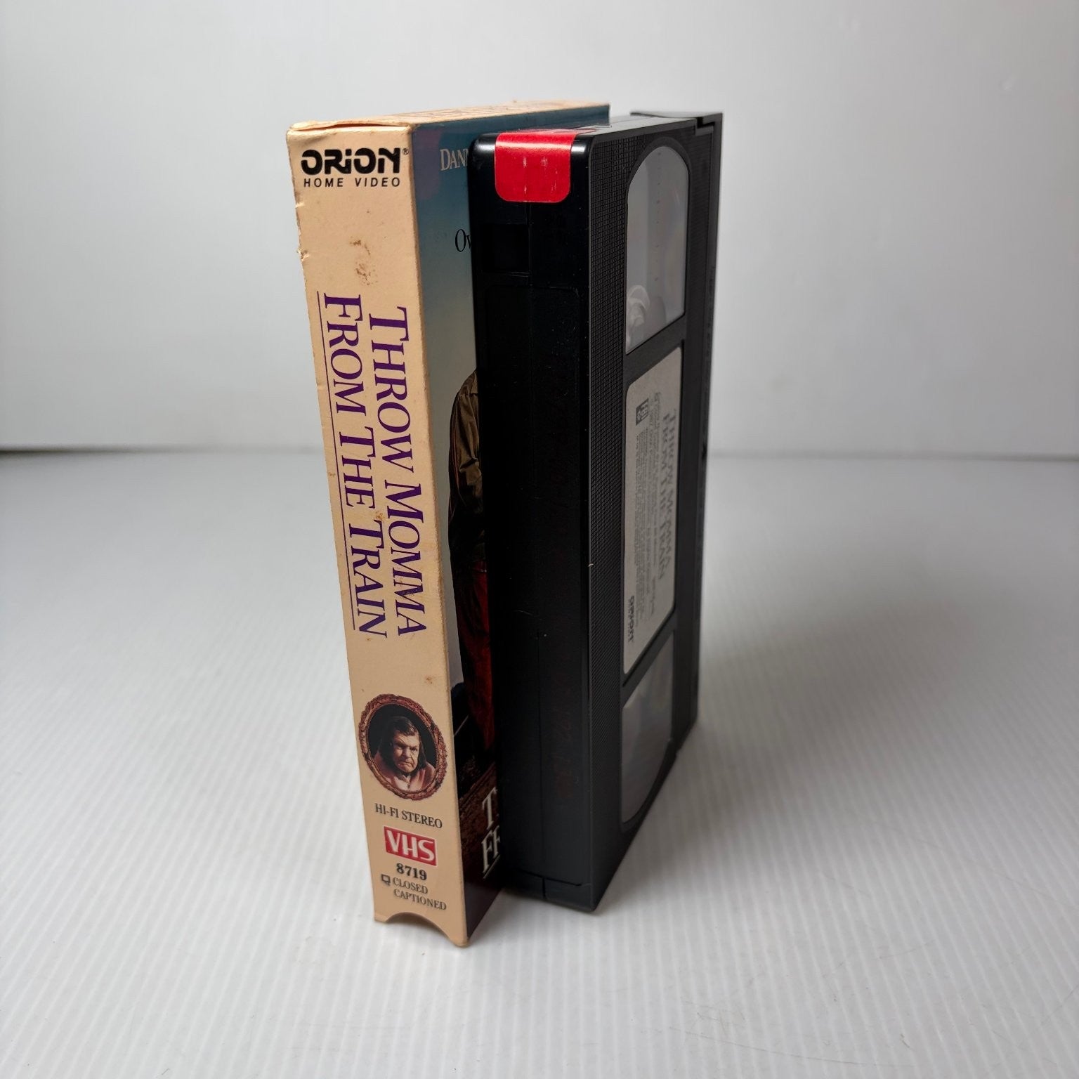 Throw Momma From The Train VHS 1987 Comedy Danny DeVito Billy Crystal Orion