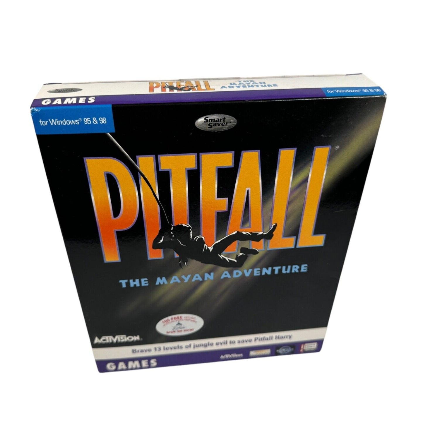 Pitfall: The Mayan Adventure PC Game Big Box Activision Win 95 & 98 Sealed