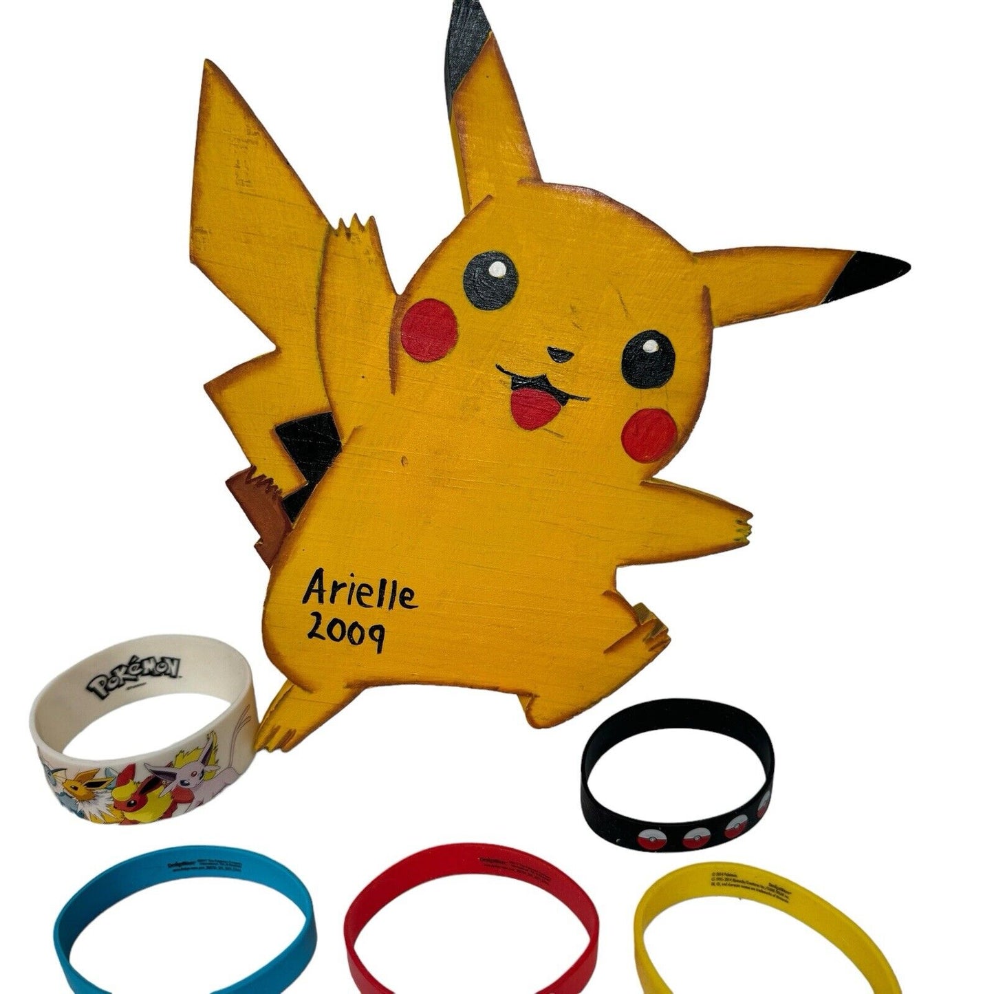 Pokemon Birthday Party Favors Lot with Miniatures, Bracelets, Stickers & More