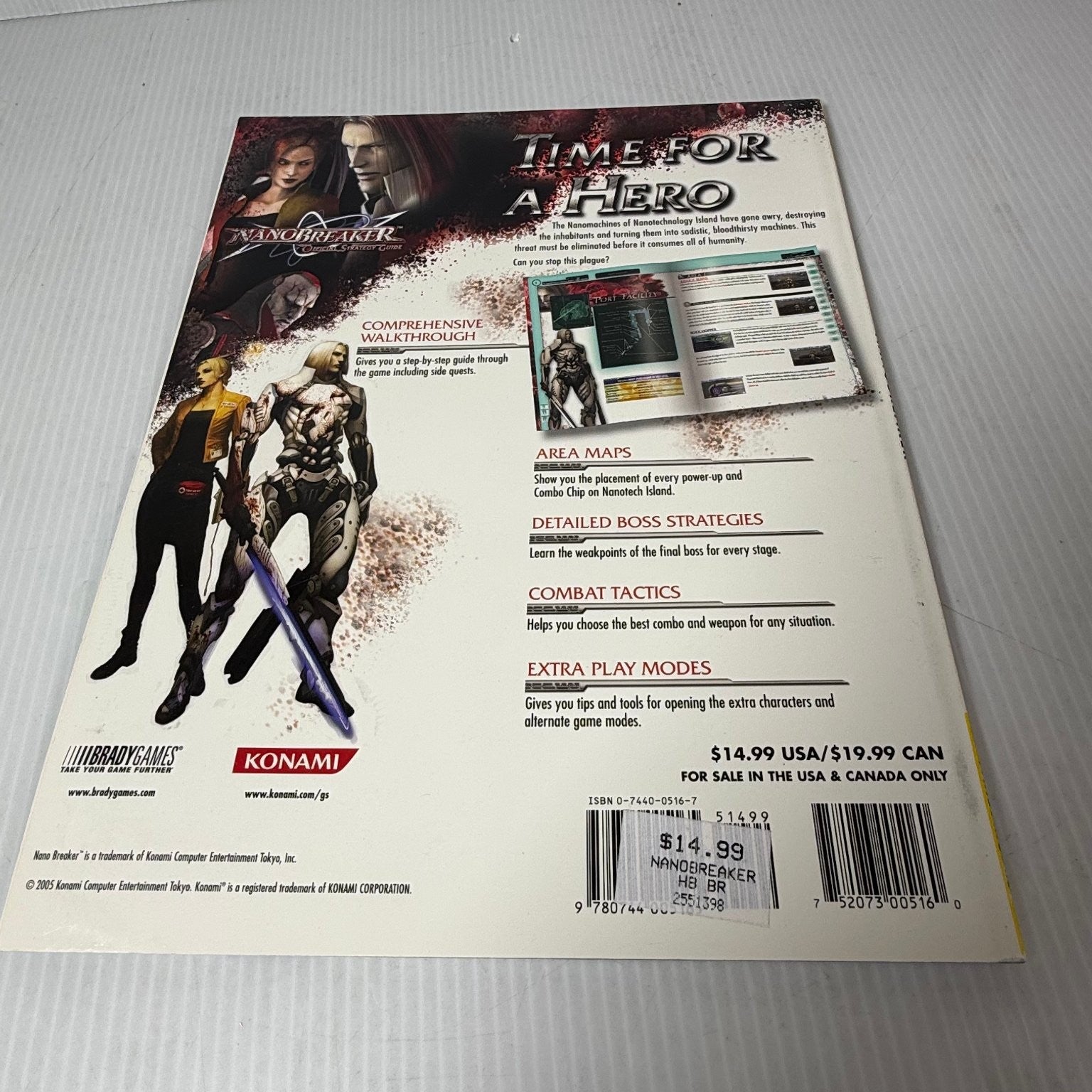 Nanobreaker PS2 Official Strategy Guide BradyGames PlayStation 2 Walkthrough
