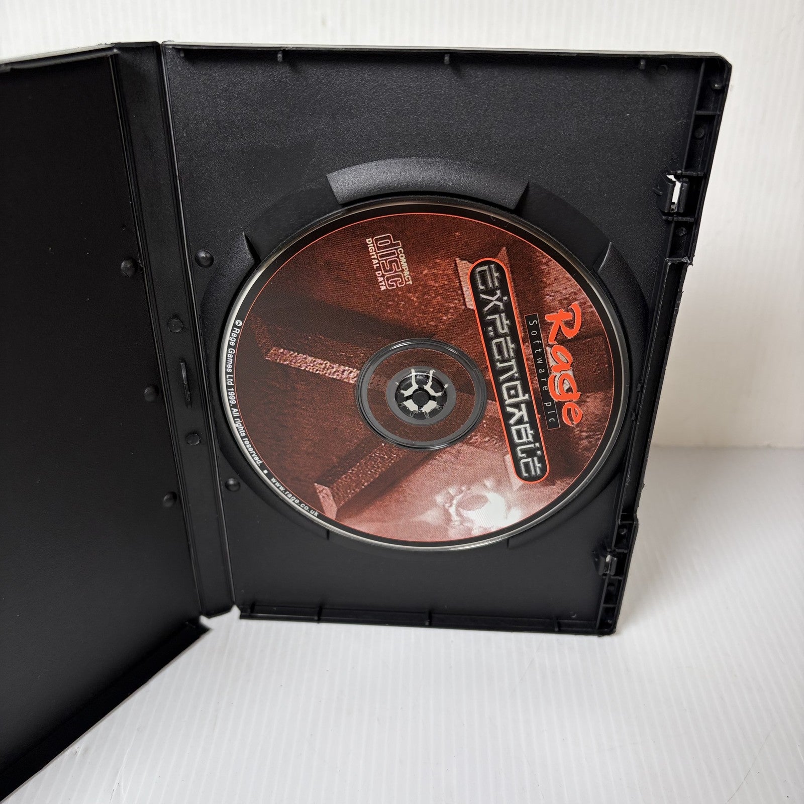 Expendable PC CD-ROM Video Game Disc Only 1999 Rage Software Action Shooter