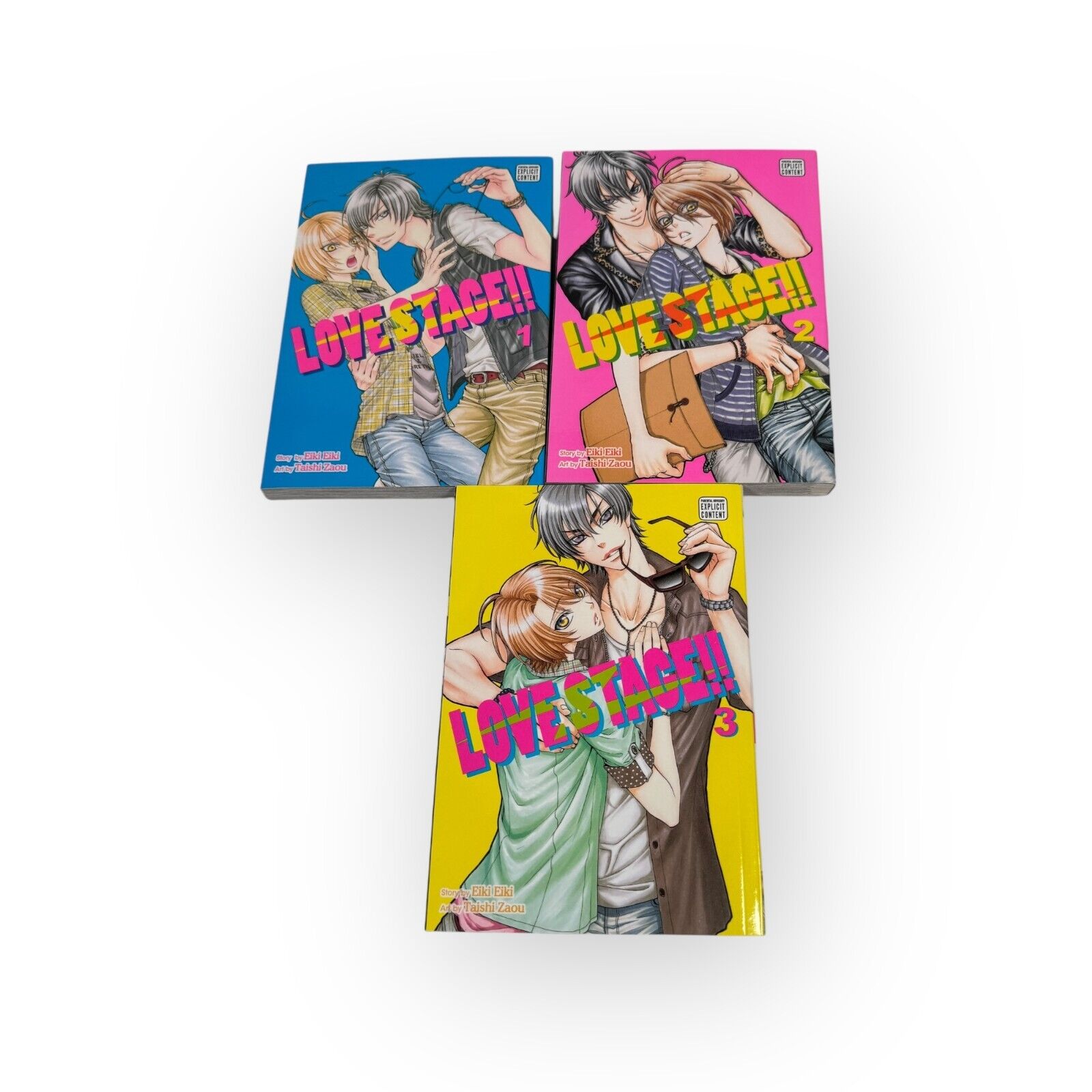 Love Stage!! Vol. 1-3 Set BL Sublime Spin-off English Manga Novel of Back Stage!