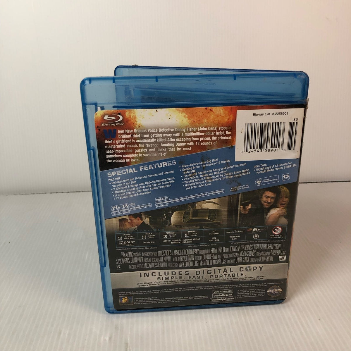 12 Rounds Blu-ray (2009) Extreme Cut John Cena Renny Harlin 2 Alternative