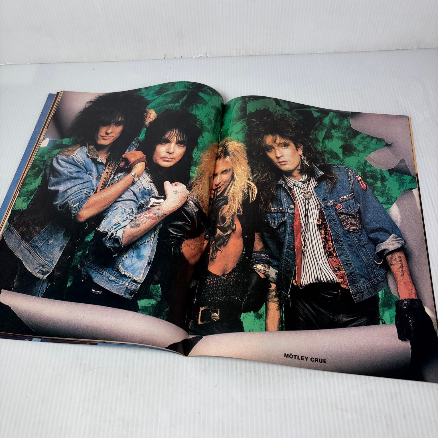Metal Edge Magazine December 1987 Bon Jovi Motley Crue Def Leppard Hard Rock