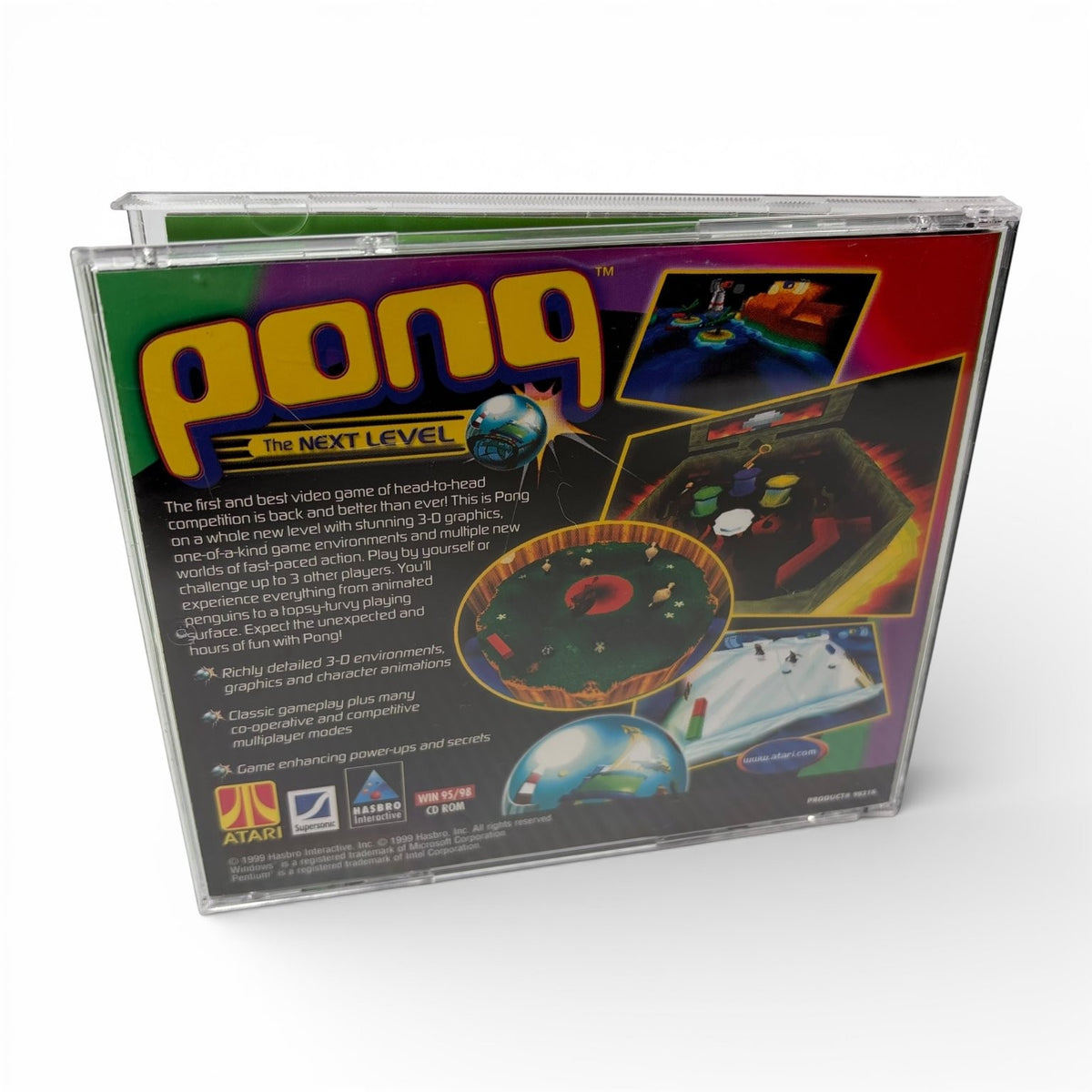 PONG The Next Level PC Video Game Classic 3D Multiplayer