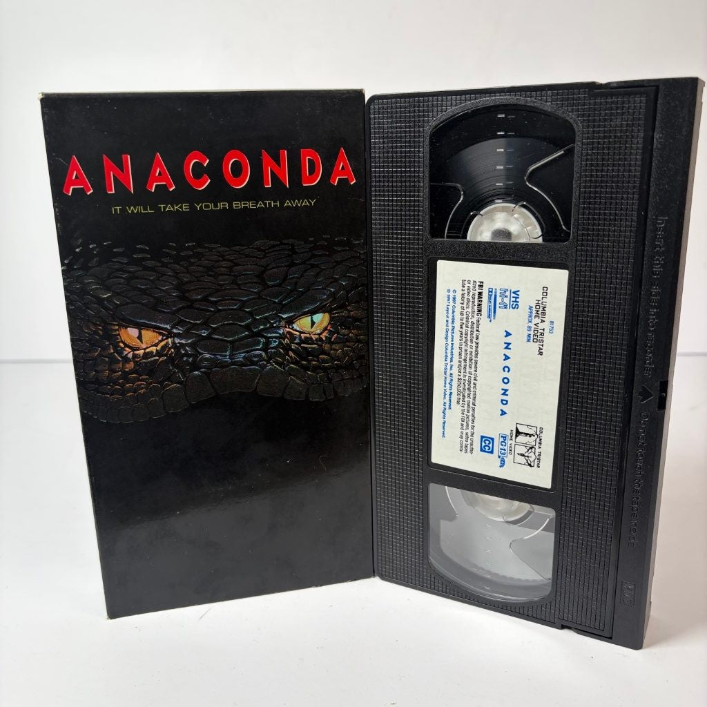 Anaconda VHS 1997 Columbia TriStar Jennifer Lopez Ice Cube Jon Voight Horror